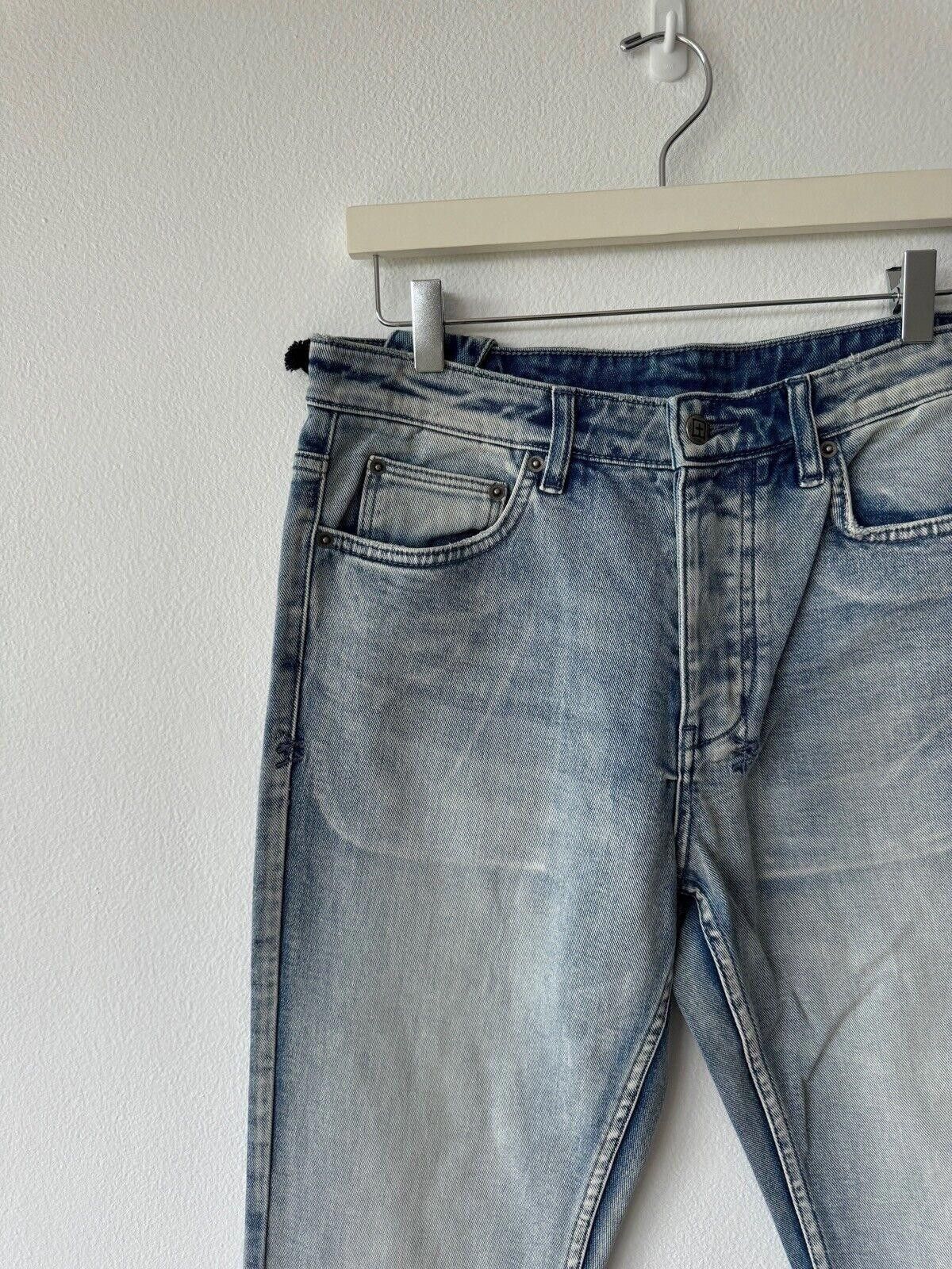 Ksubi Ksubi mens denim jean jeans chitch 32 blue vapour ripped Size US 32 / EU 48 - 4 Thumbnail