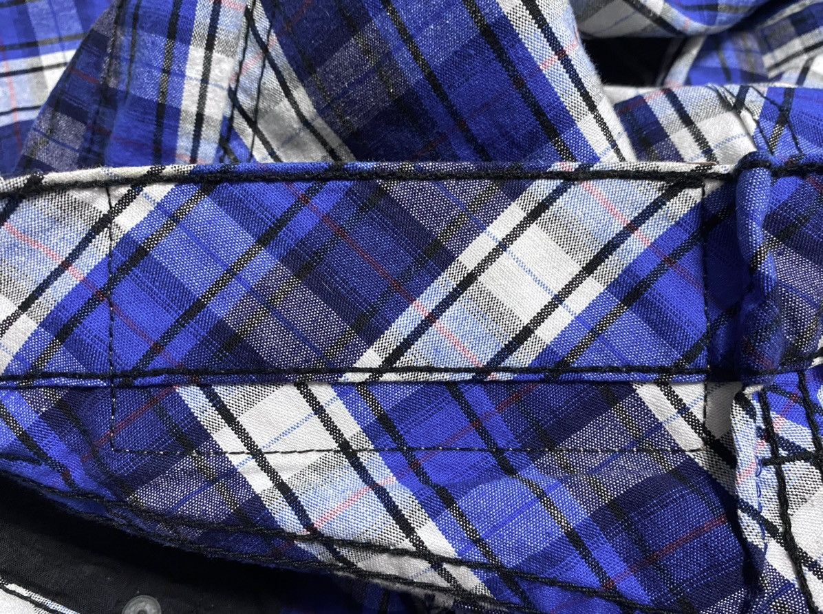 Cheap Monday Cheap Monday Tight Blue Check Plaid Chino Pants Trousers Size 29" - 22 Thumbnail
