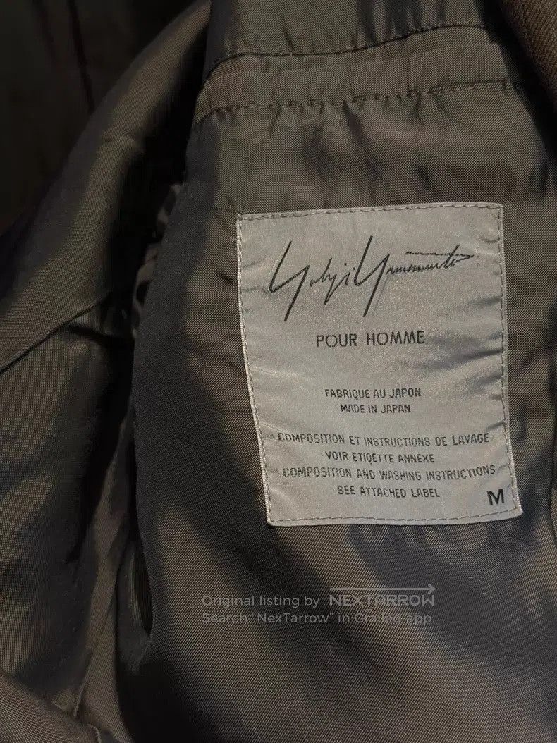 Yohji Yamamoto Yohji Yamamoto size m 96AW double knit silver-thread long b Size 36R - 5 Thumbnail