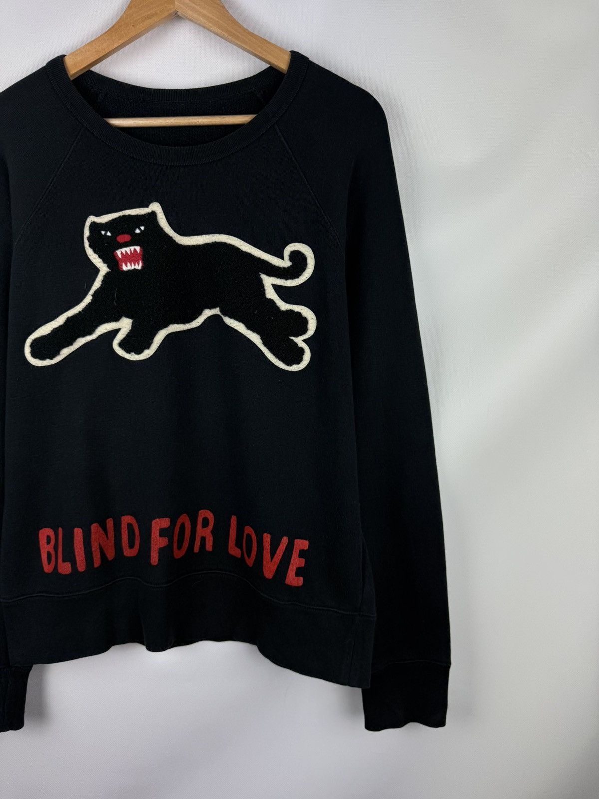 Gucci Gucci Unisex Blind For Love Panther Crew Sweatshirt Pullover Size US M / EU 48-50 / 2 - 3 Thumbnail