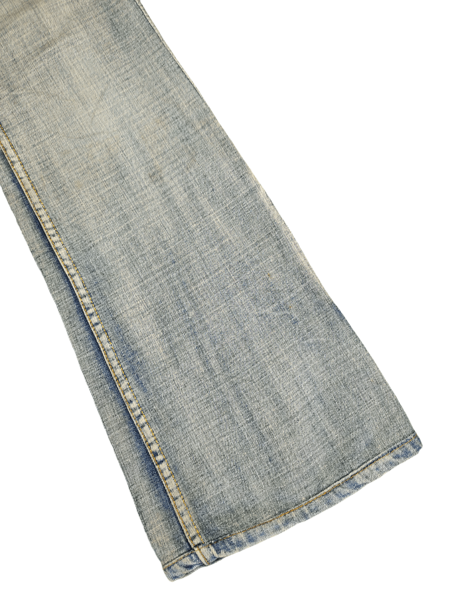 Diesel Flare Jeans Diesel D Logo Faded Low Rise Boot Cut Y2k Goa Size US 29 - 17 Thumbnail