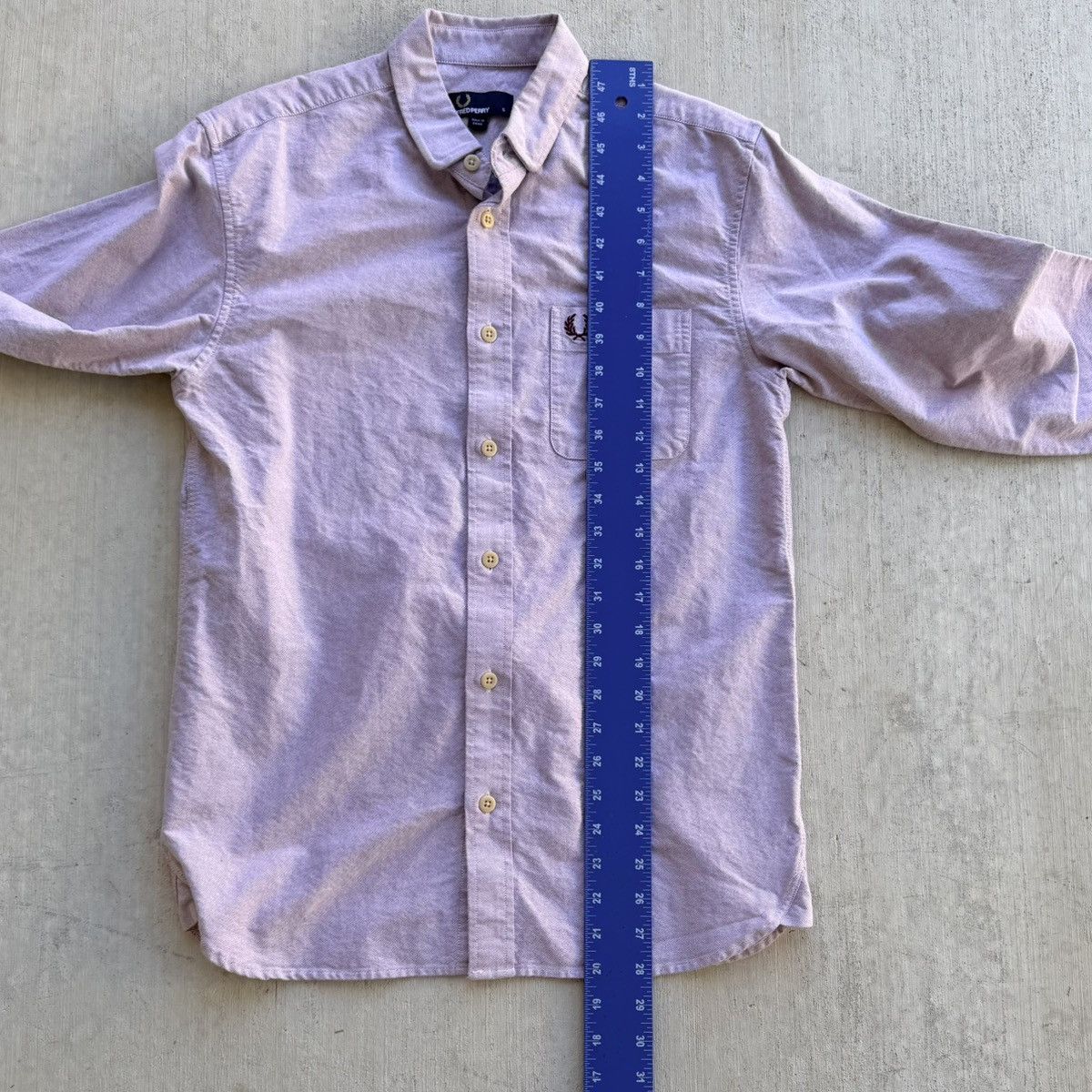 Fred Perry Fred Perry Chambray Shirt Men Size Small Oxford Twill Red Size US S / EU 44-46 / 1 - 6 Thumbnail