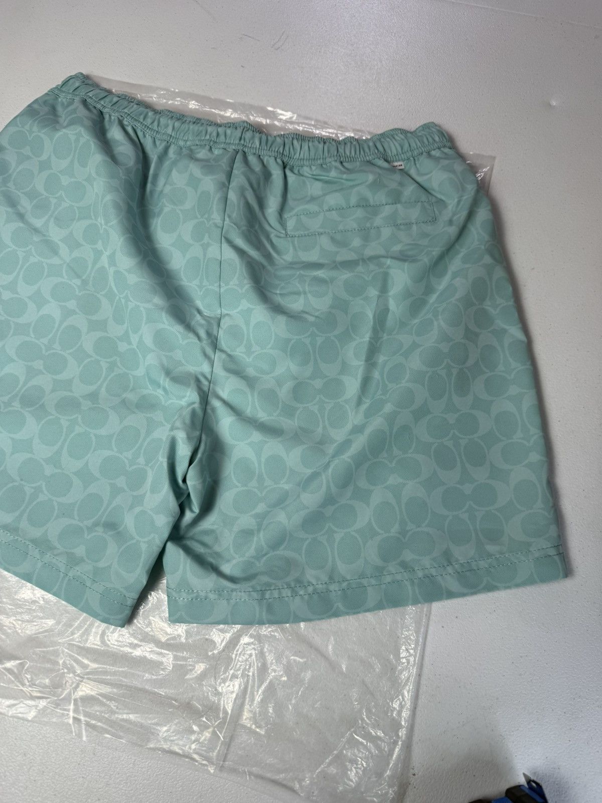 Coach New $228 Coach Signature Swim Trunks Men's Sz L Green Size US 32 / EU 48 - 12 Thumbnail