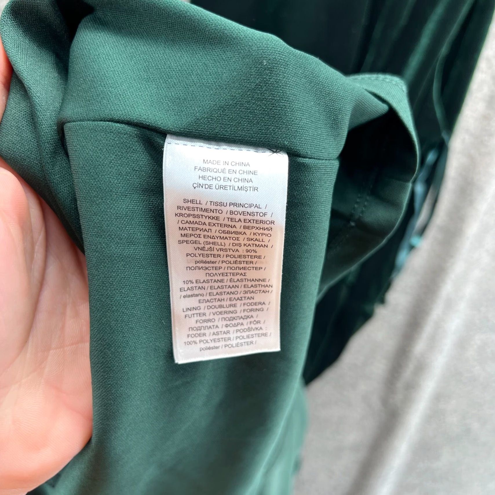 Ralph Lauren VINTAGE? No — Lauren Ralph Lauren Dress Women 8 Green Long Velvet Halter Gown Deep Pine Dress Sleeveless Halter A-Line Formal Party Wedding Size M / US 6-8 / IT 42-44 - 7 Thumbnail