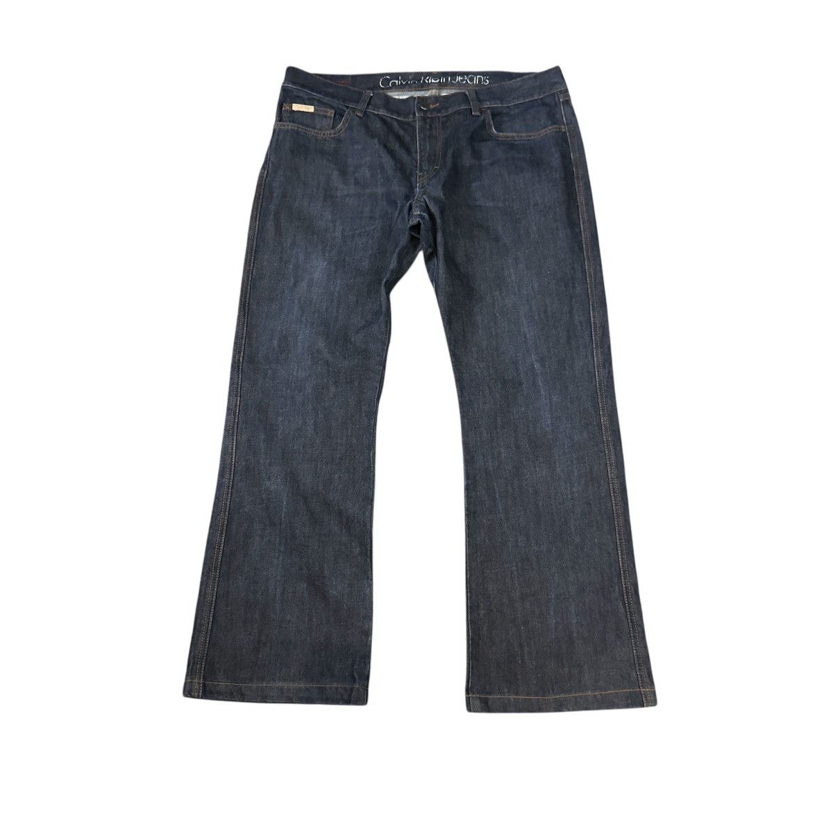 Calvin Klein Vintage Y2K Baggy Flared Asap Denim Size US 36 / EU 52 - 1 Thumbnail