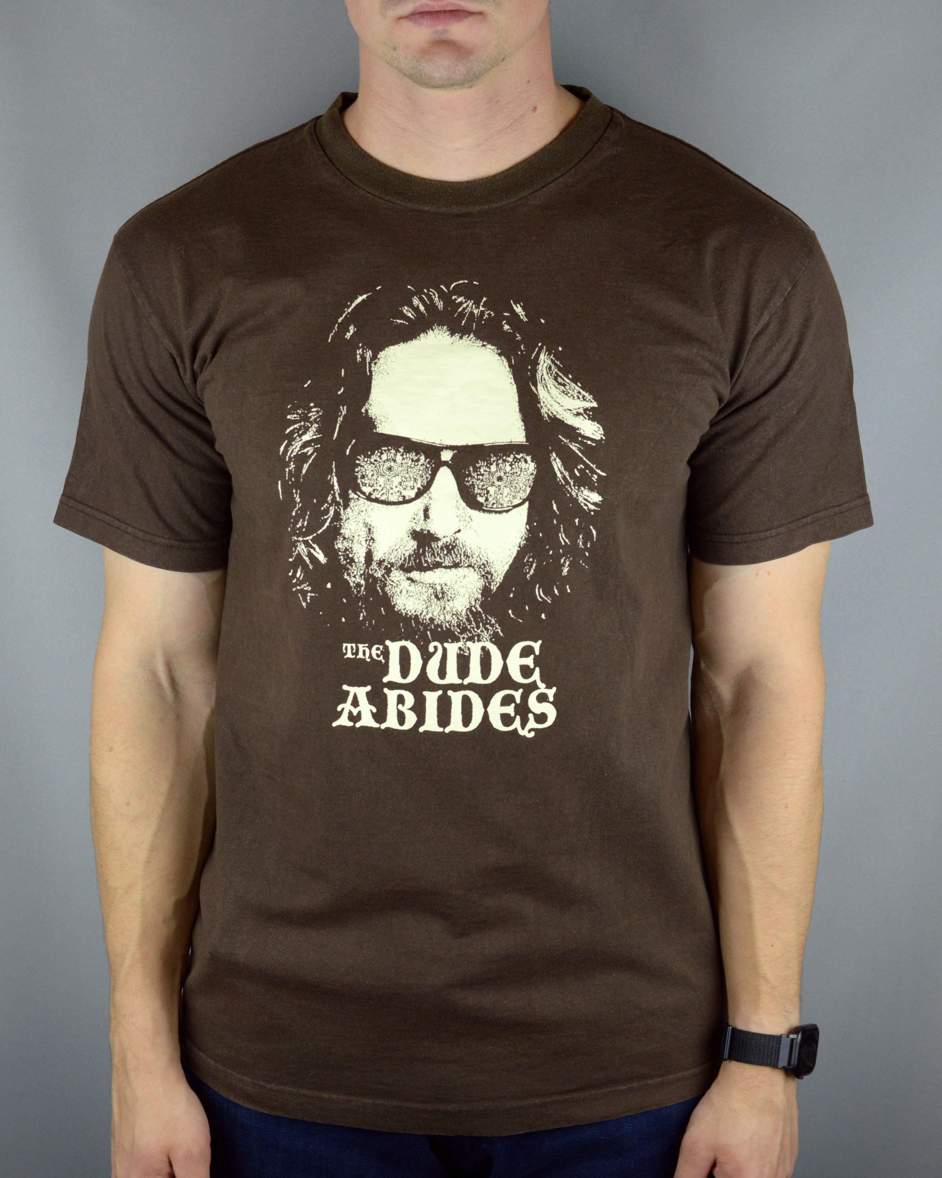 Vintage Vintage Big Lebowski The Dude Abides t shirt Size US L / EU 52-54 / 3 - 1 Thumbnail