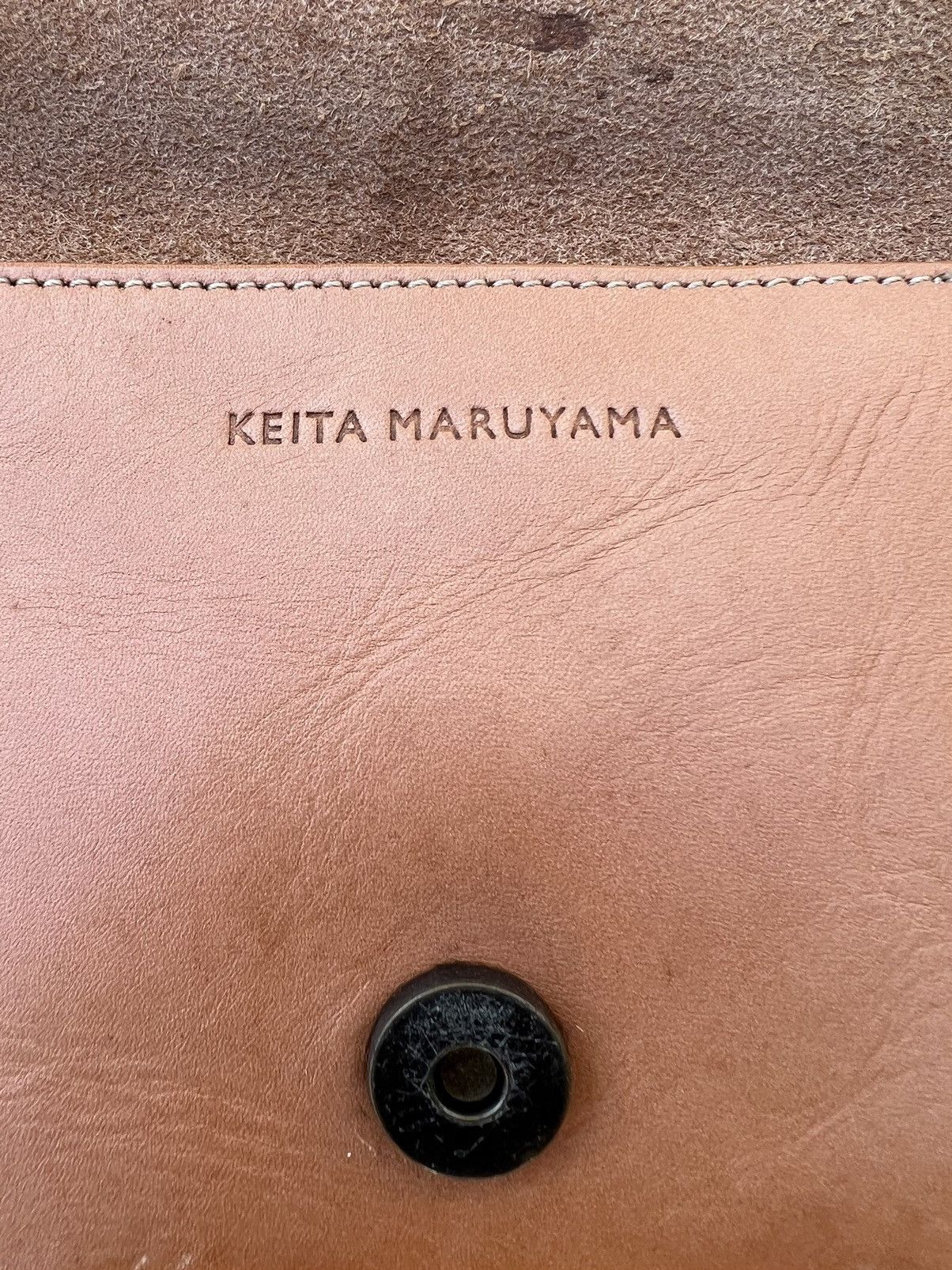 KEITAMARUYAMA Vintage Keita Maruyama Patina Leather Mini Sling Bag Size ONE SIZE - 17 Thumbnail