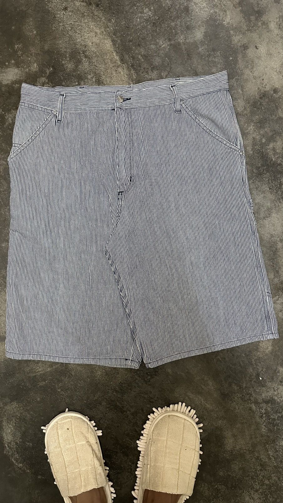 Carhartt Wip CARHARTT HICKORY SINGLE KNEE STRIPE JORTS Size US 37 - 1 Thumbnail