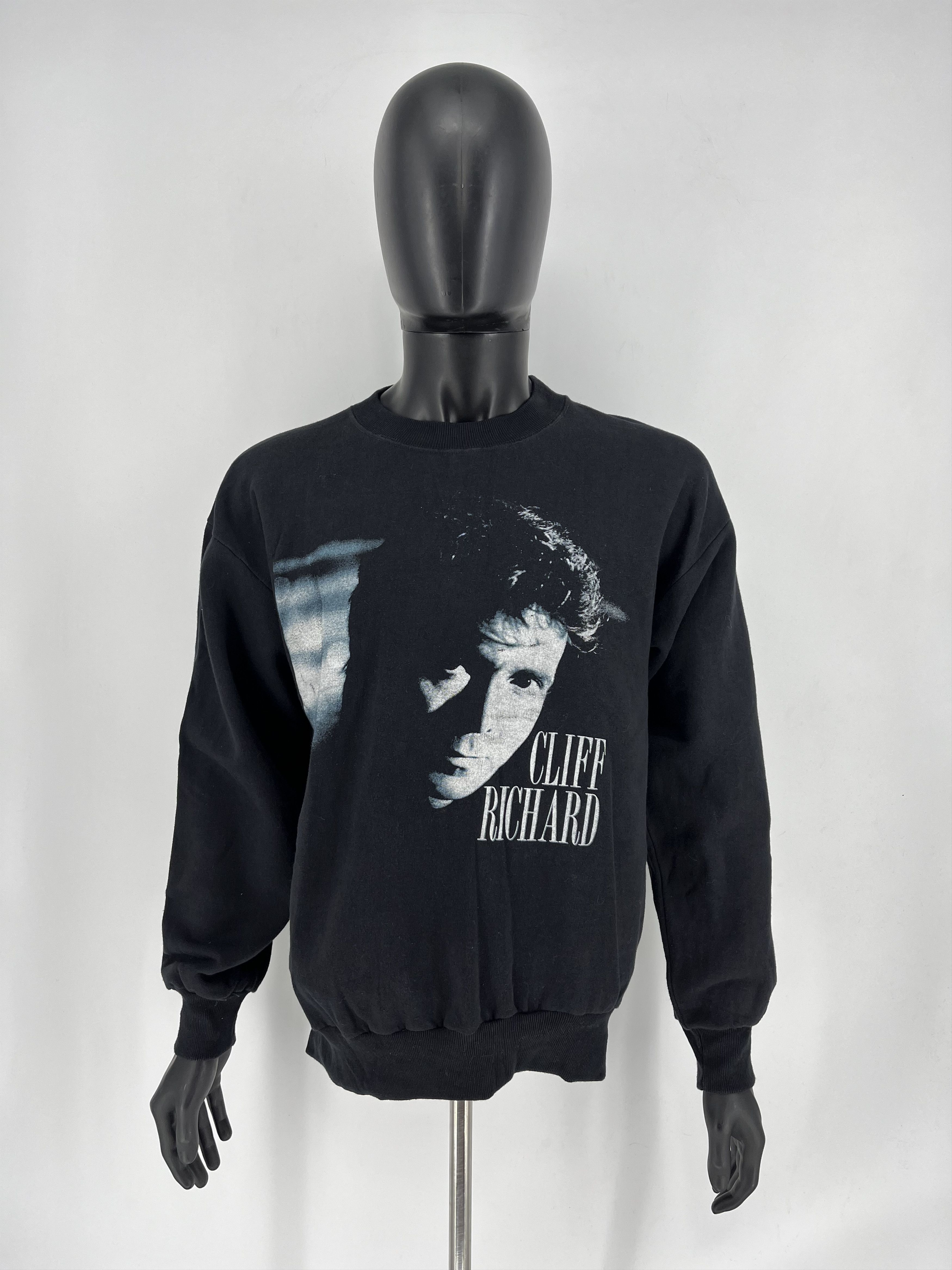 Band Tees × Vintage 1988 Cliff Richard British Tour Concert Promo Sweatshirt Size US L / EU 52-54 / 3 - 2 Thumbnail