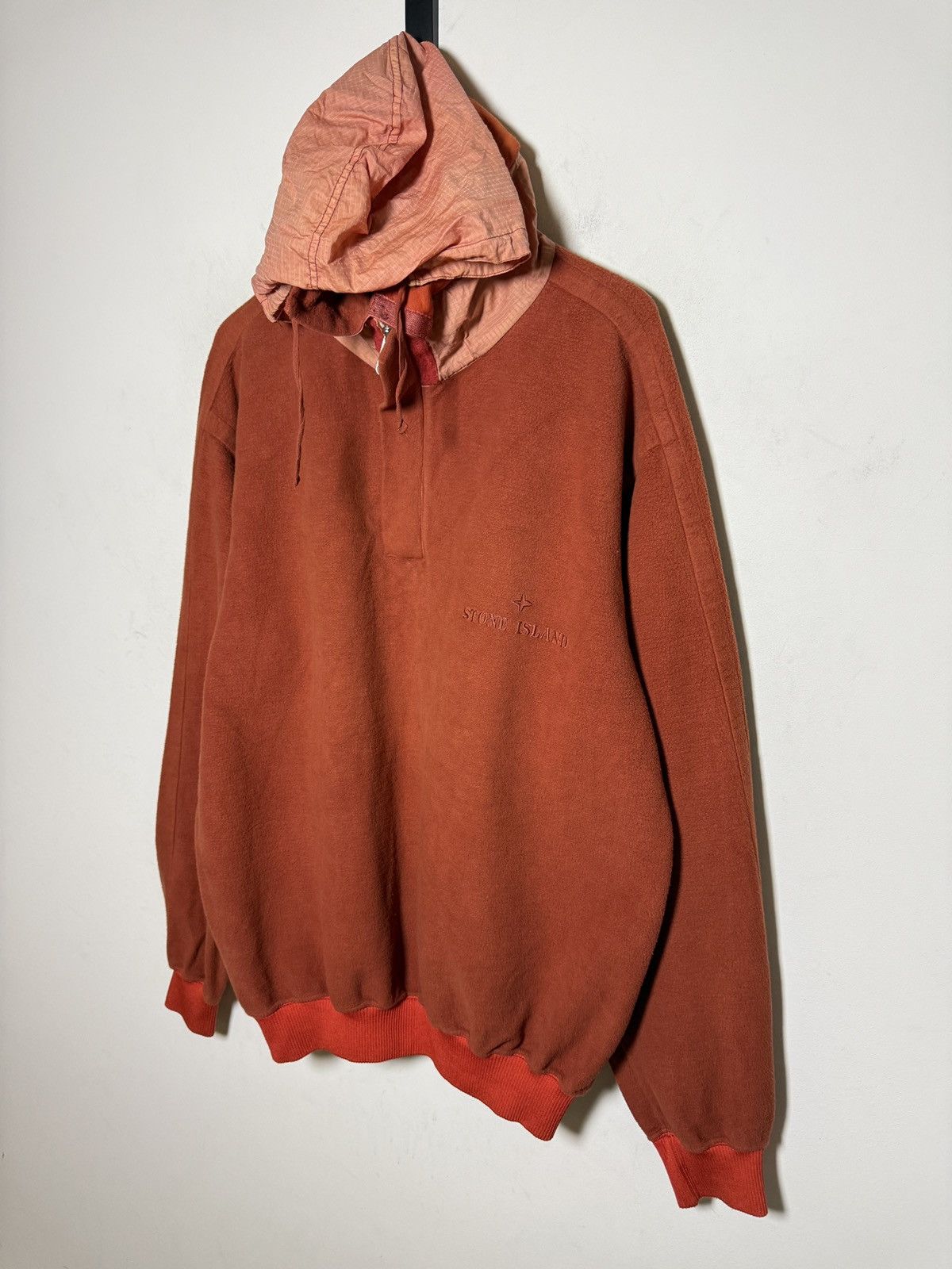 Stone Island Vintage Stone Island Marina fleece hoodie Size US L / EU 52-54 / 3 - 3 Thumbnail