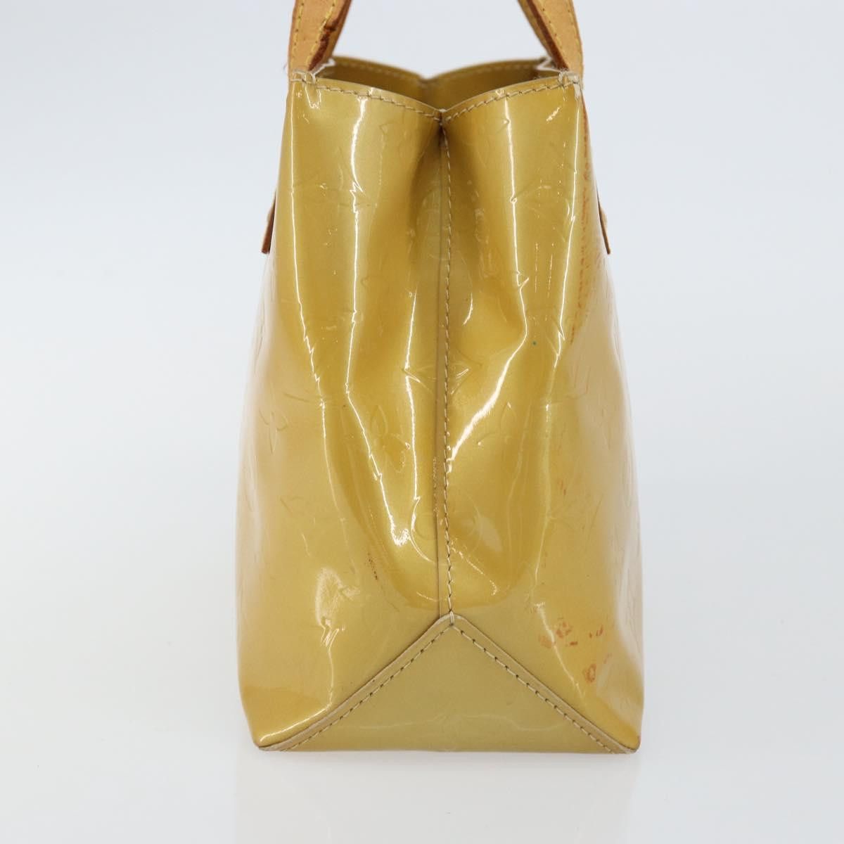 Louis Vuitton LOUIS VUITTON Monogram Vernis Reade PM Hand Bag Beige M91334 Size ONE SIZE - 4 Thumbnail