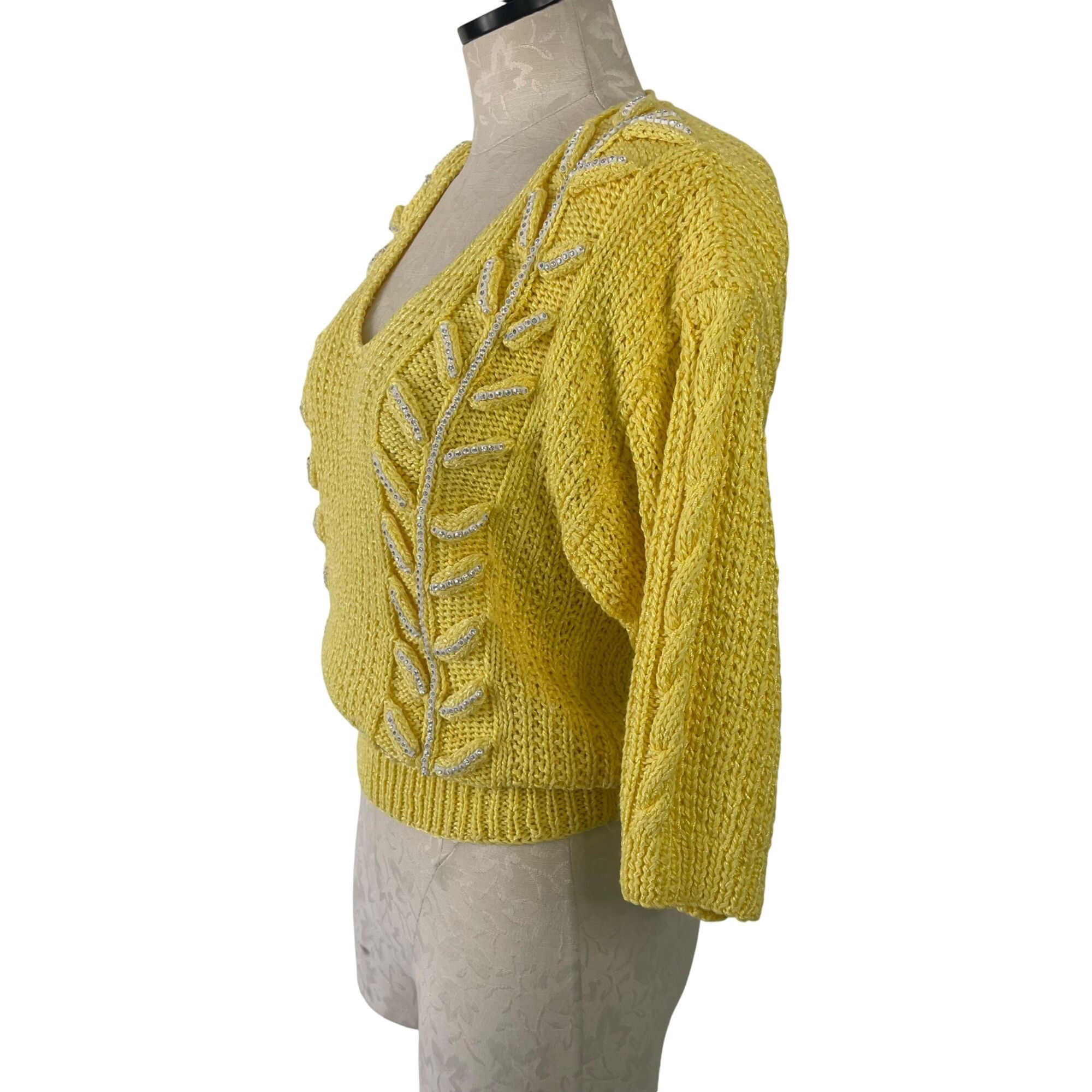 Vintage Fergusons Beverly Hills Vintage Womens Sweater Size L / US 10 / IT 46 - 3 Thumbnail