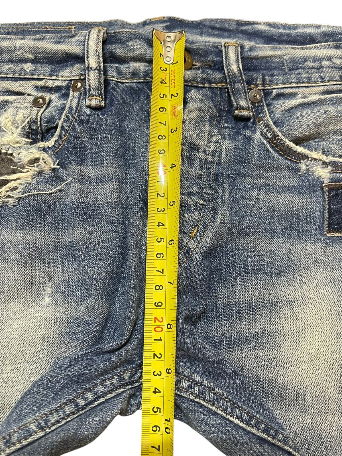 Polo Ralph Lauren Vintage RL Ralph Lauren Faded Wash Style Distressed Jeans Size US 31 - 16 Thumbnail