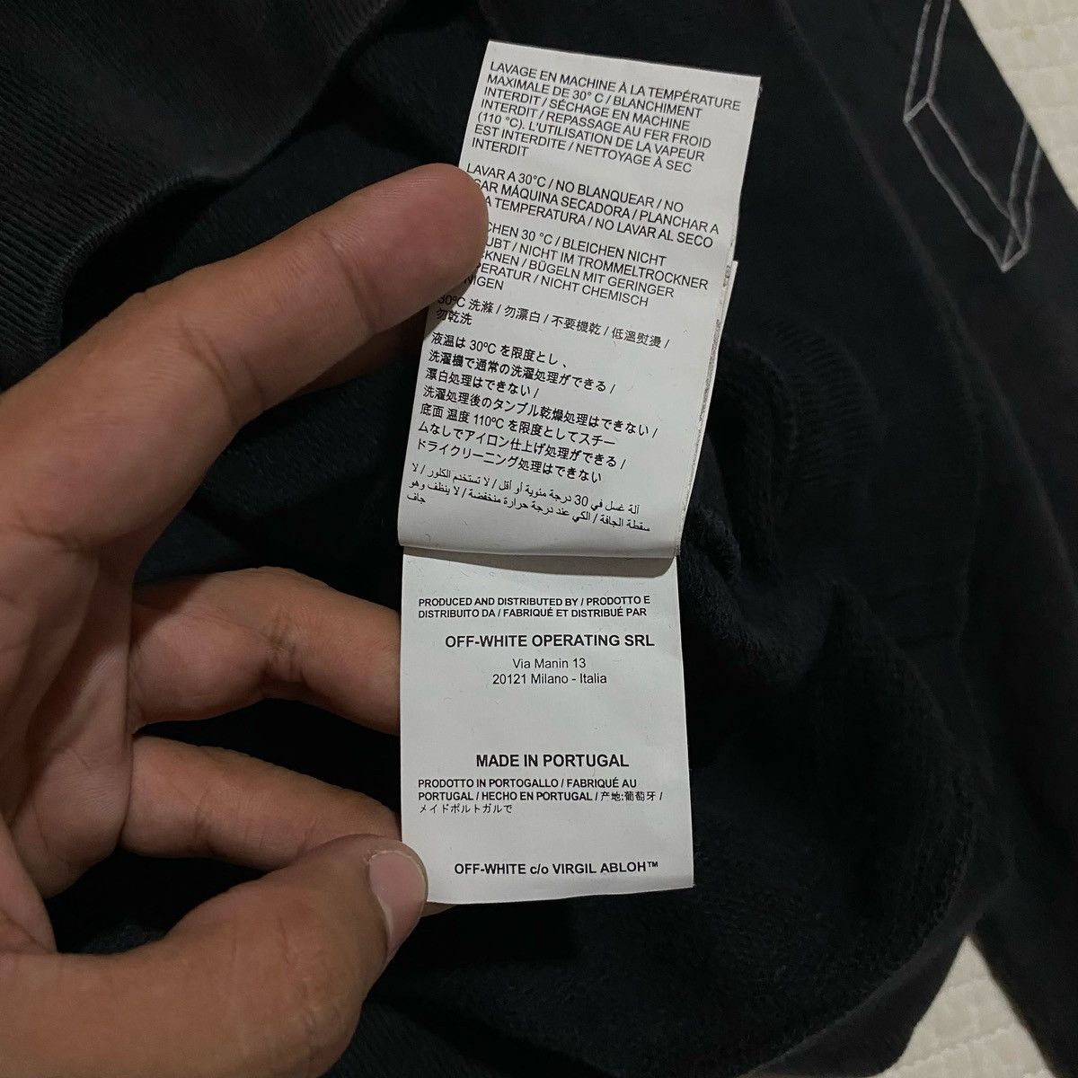 Off-White FW2018 OFF WHITE BY VIRGIL ABLOH 3D LINE CREWNECK Size US L / EU 52-54 / 3 - 8 Thumbnail