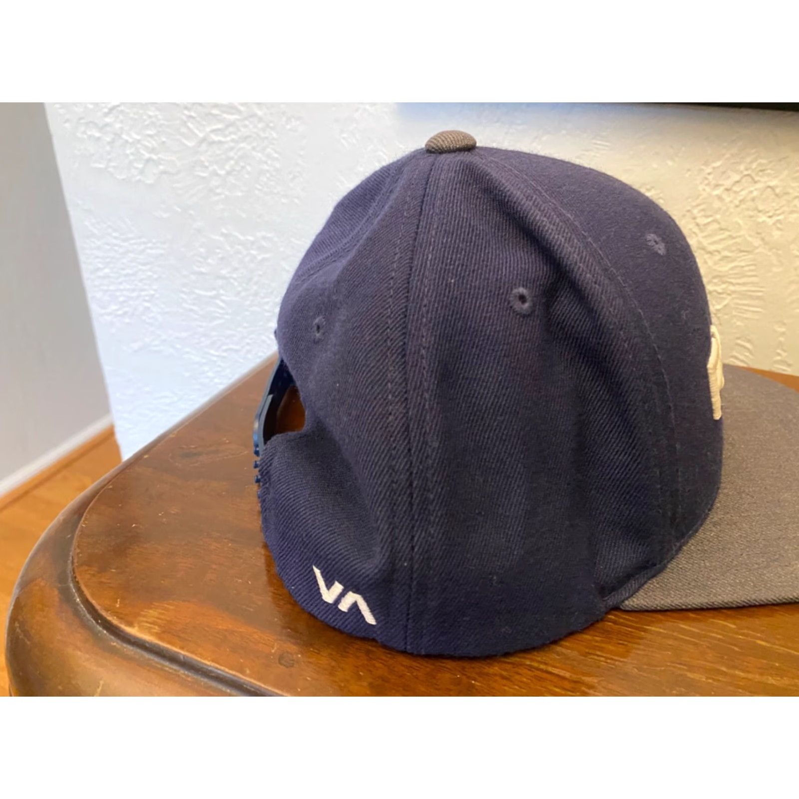 RVCA RVCA Hat Cap Snapback Gray Blue Trucker Adjustable Color Block Embroidered Adult Men Baseball Cap VA RVCA Embroidered Size ONE SIZE - 5 Thumbnail