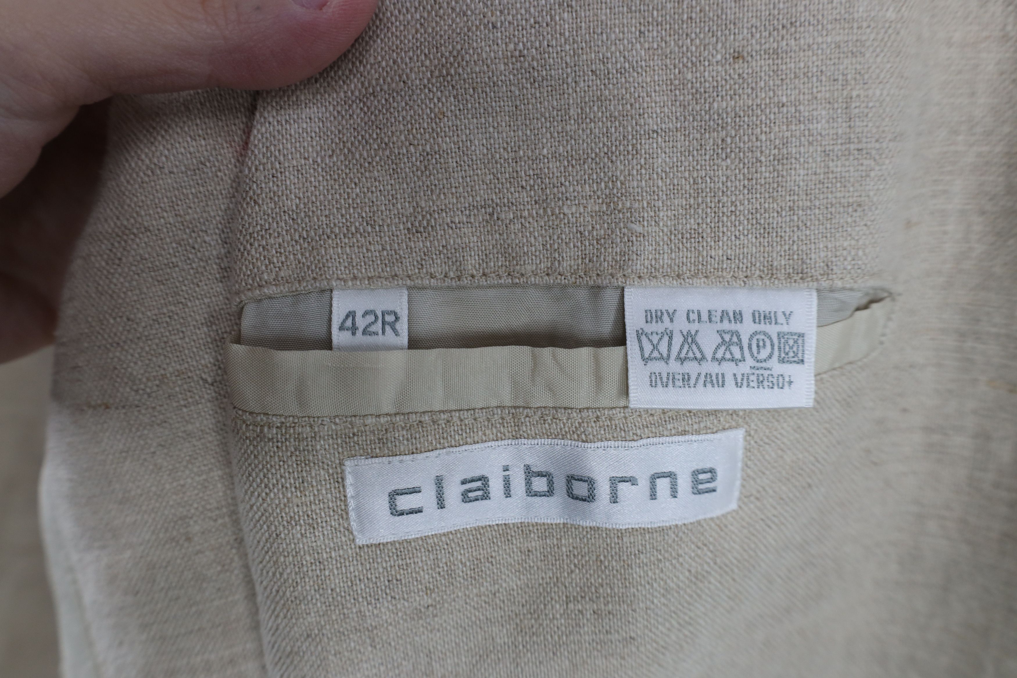 Vintage Vintage 90s Streetwear Linen Blend Suit Coat Blazer Jacket Size US XXL / EU 58 / 5 - 11 Thumbnail