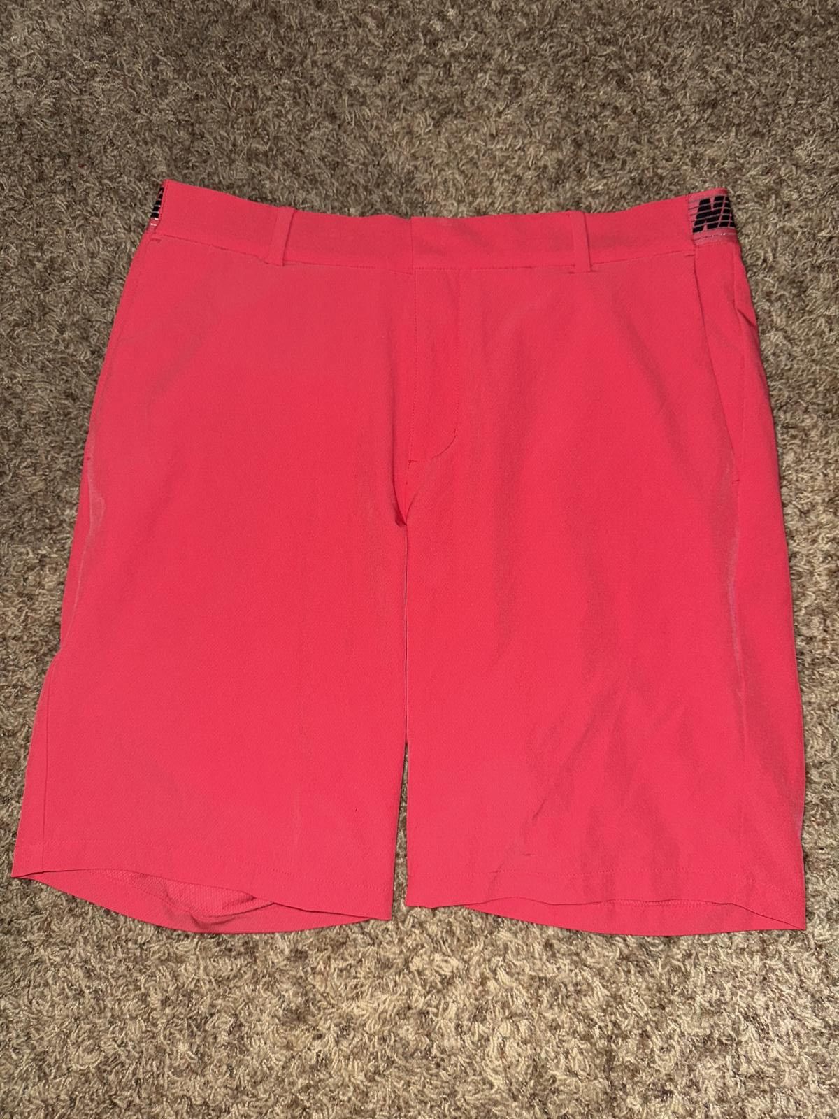 Nike Nike Flex Mens Slim Fit Golf Red Shorts Sample Size US 34 / EU 50 - 1 Thumbnail