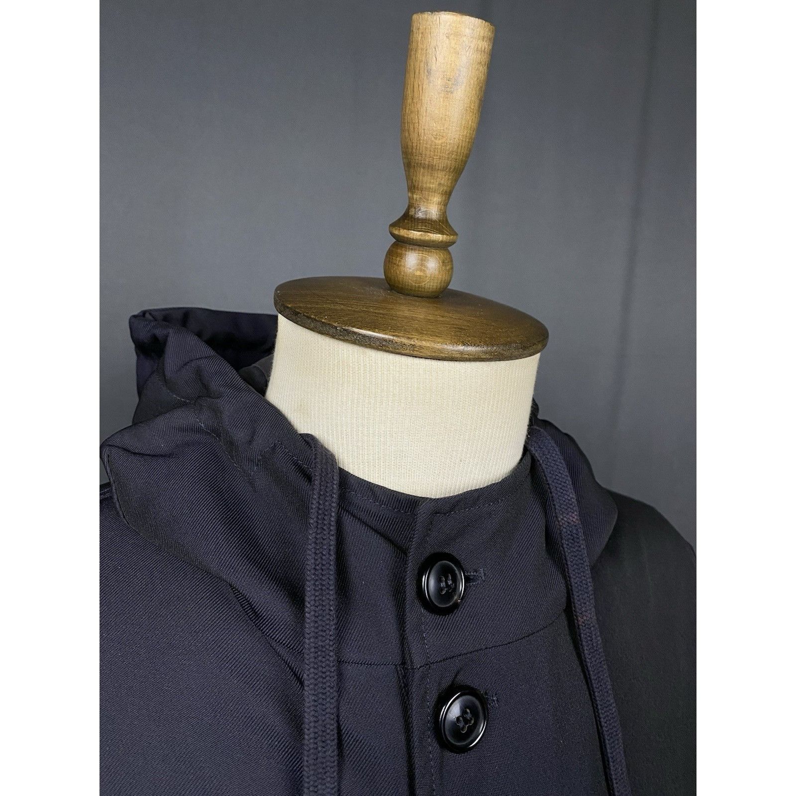 Our Legacy Our Legacy "Midnight Shimmer" Dark Blue Hooded Waterproof Pa Size US S / EU 44-46 / 1 - 10 Thumbnail