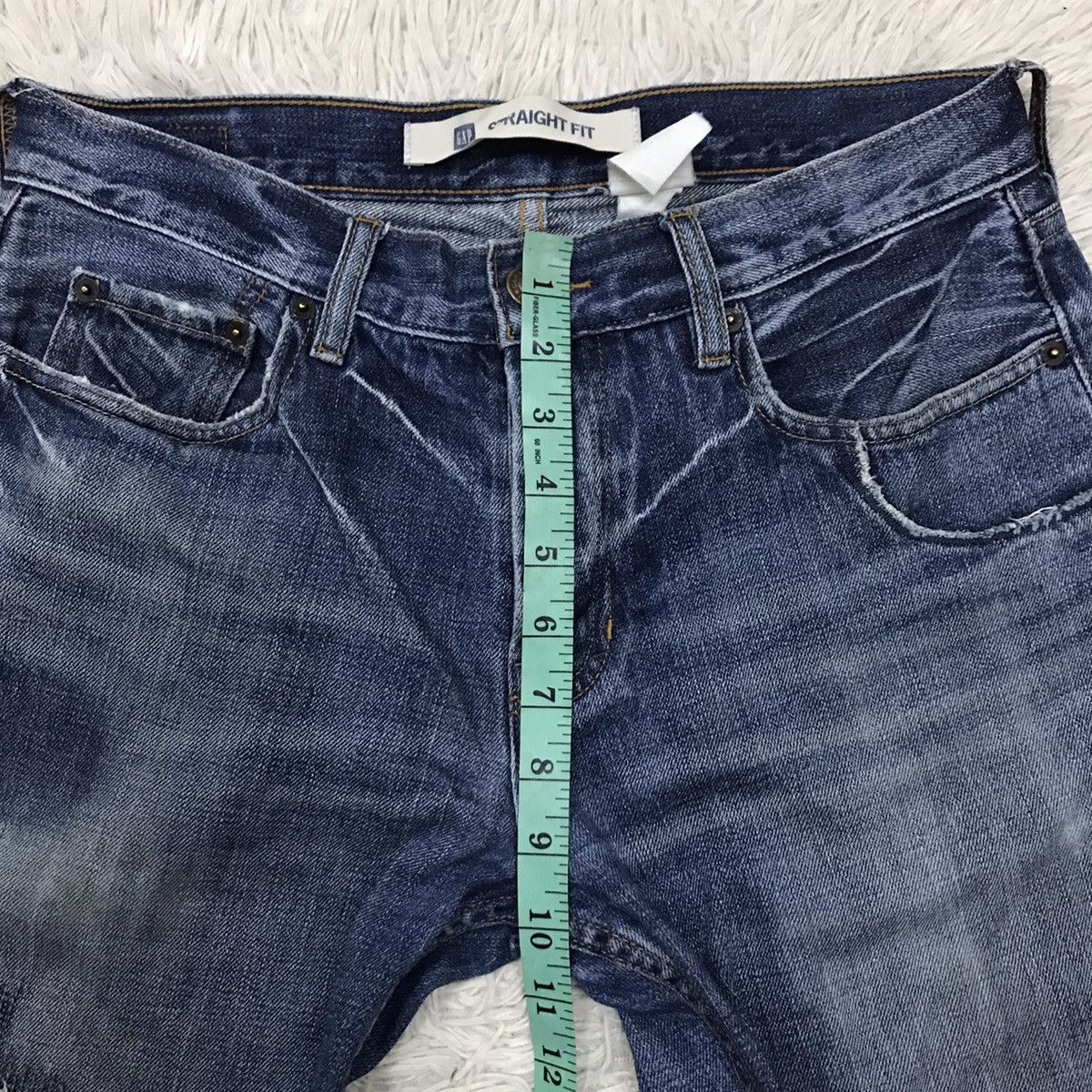Gap Gap Patchwork Design Straight Fit Denim Jeans Size US 30 / EU 46 - 23 Thumbnail