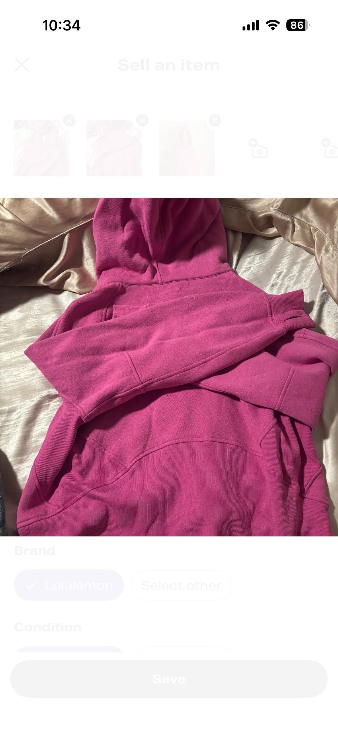 Lululemon Lululemon crop scuba hoodie Size M / US 6-8 / IT 42-44 - 3 Thumbnail