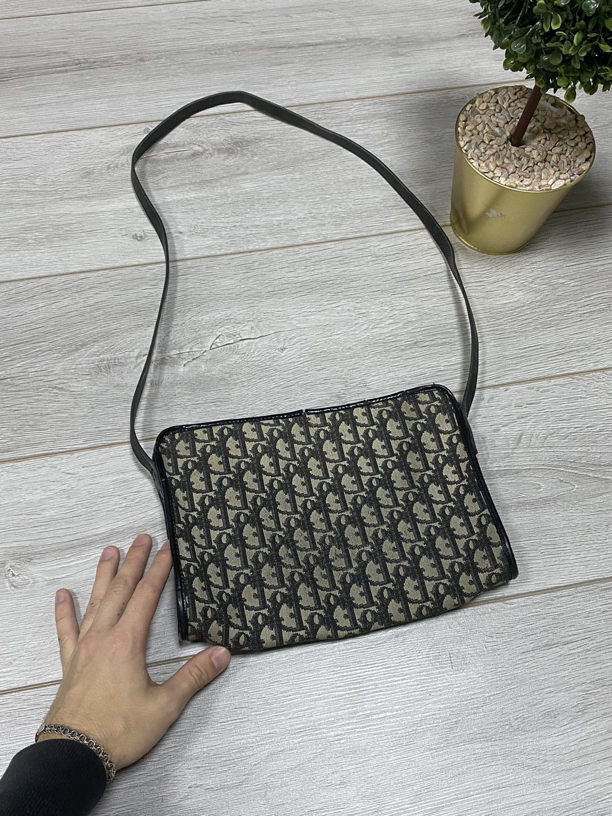 Dior 30 Montaigne cloth monogram crossbody bag Size ONE SIZE - 12 Thumbnail
