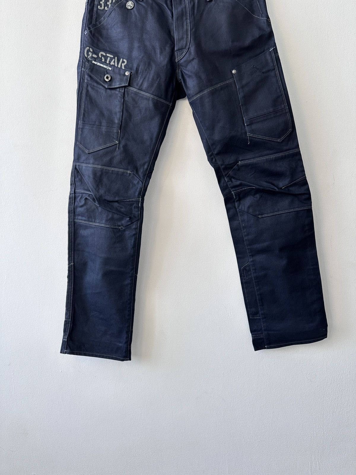 G-Star G-Star Raw 5620 Elwood Tapered Cargo Pants Size 34x32 Biker Size US 34 / EU 50 - 4 Thumbnail