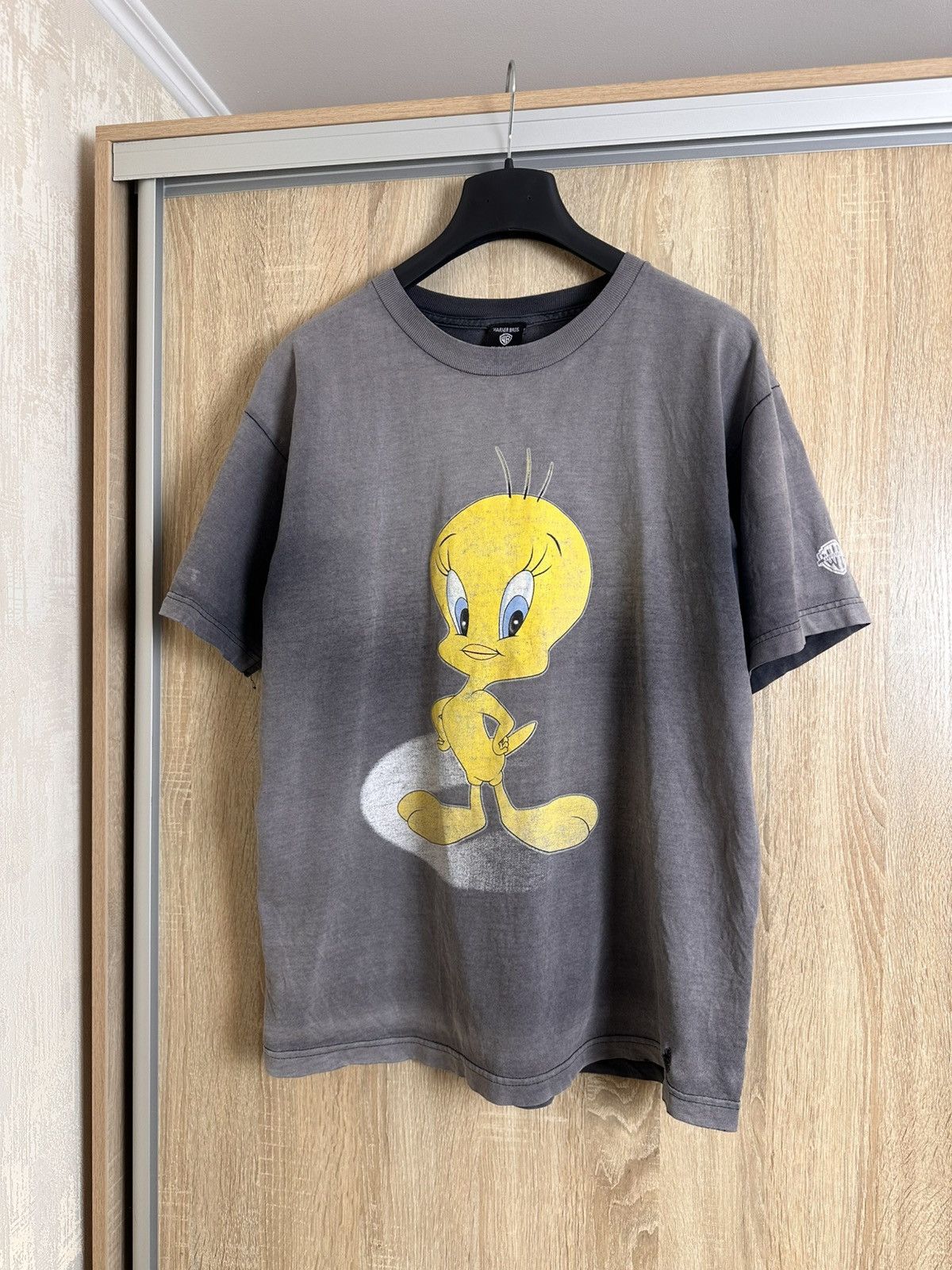 Vintage 🔥 Warner Bros Tweety 1998 Vintage T Shirt USA Cartoon Movie Size US L / EU 52-54 / 3 - 1 Thumbnail