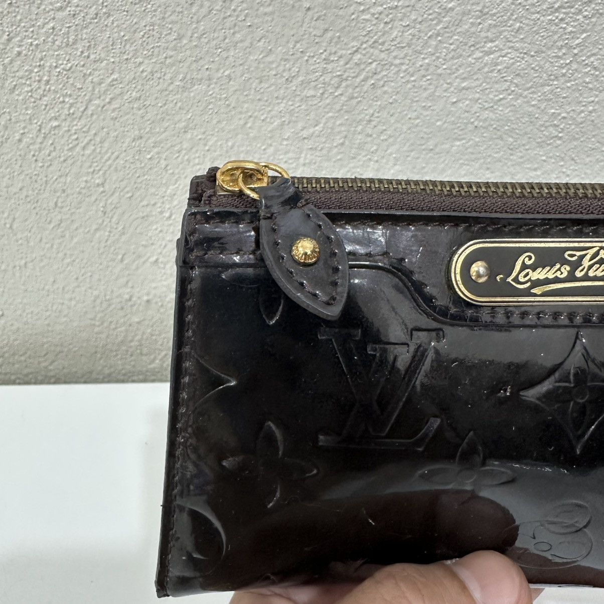 Louis Vuitton LOUIS VUITTON AMARANTE MONOGRAM VERNIS TROUSSE COSMETIC BAG Size ONE SIZE - 7 Thumbnail