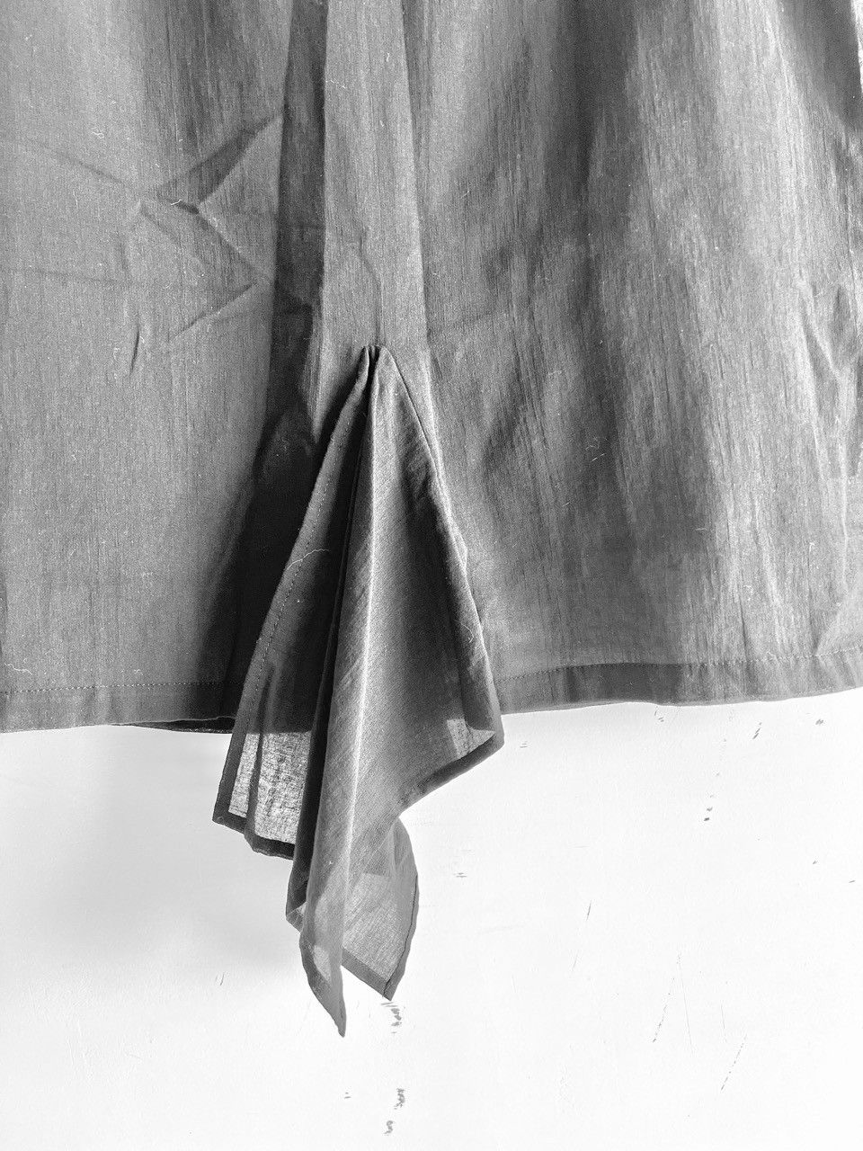 Yohji Yamamoto Yohji Yamamoto Femme - Front Draped Panel Mini Skirt Size 27" / US 4 / IT 40 - 6 Thumbnail