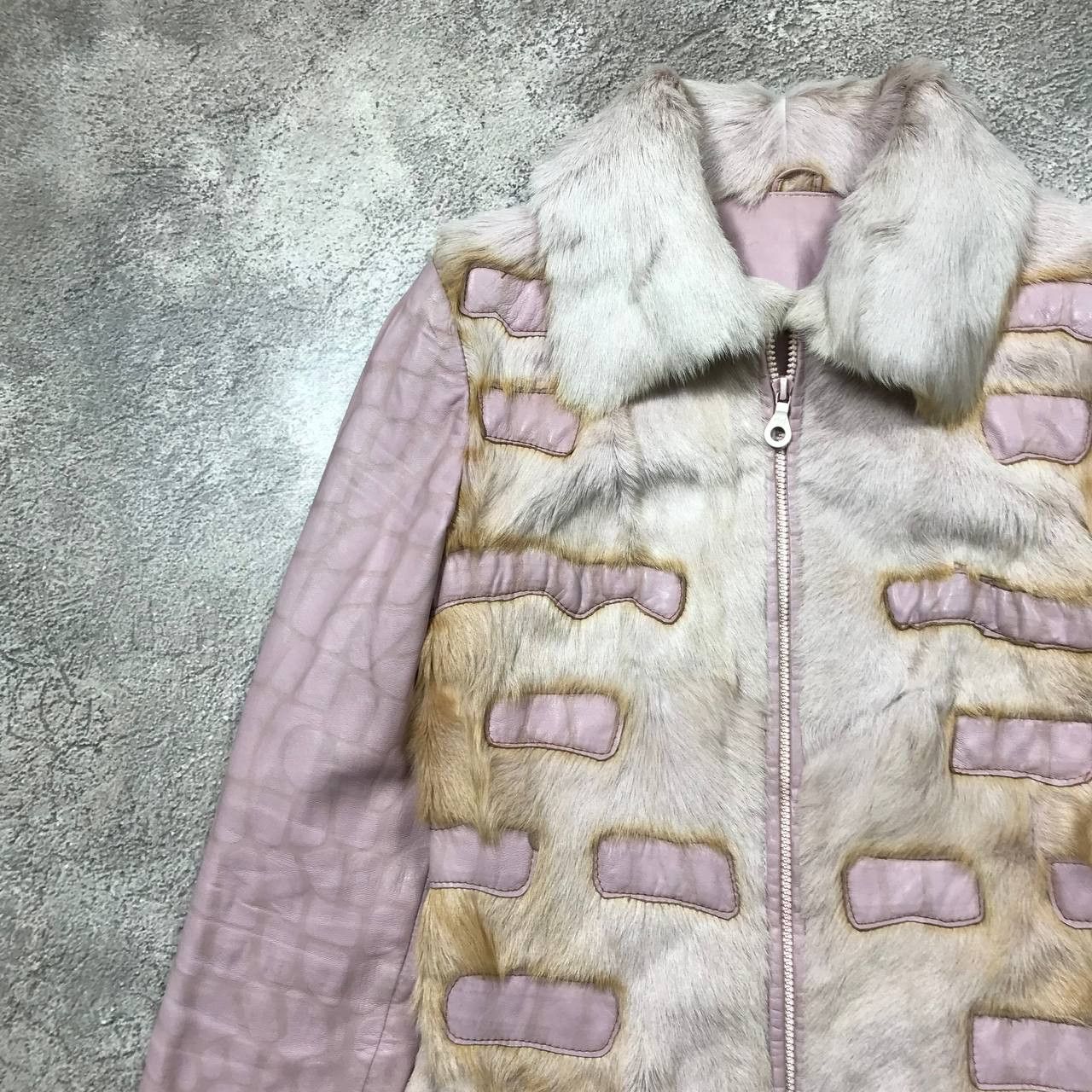 Vintage Vintage Y2K Quilted Puffer Vest Pink Cream Streetwear Boxy M Size M / US 6-8 / IT 42-44 - 2 Thumbnail