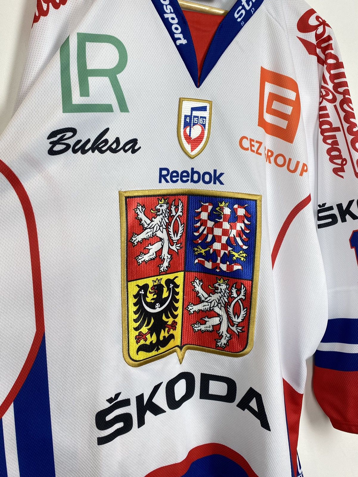 Reebok Czech Republic Jersey 2011-2012 Hockey Tour Reebok Shirt Size US XXL / EU 58 / 5 - 10 Thumbnail