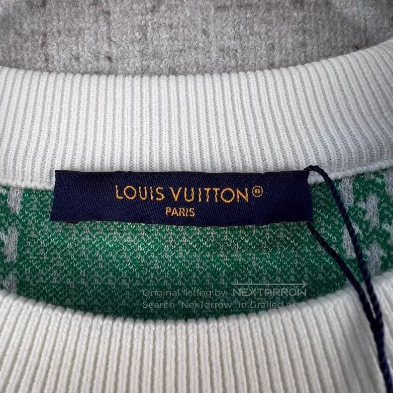 Louis Vuitton Louis Vuitton SS24 Checkerboard Full Letter Logo Crew Neck Size US M / EU 48-50 / 2 - 4 Thumbnail