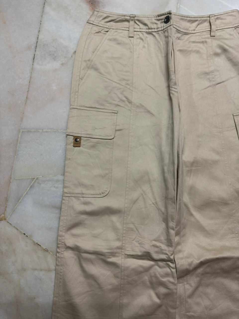 Japanese Brand 💥Insane Baggy Flare💥Japanese Designer Hiroko Cargo Pants Size US 27 - 4 Thumbnail