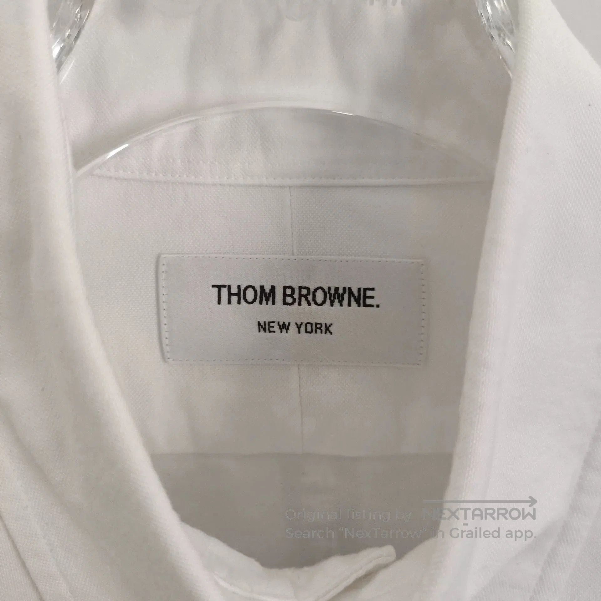 Thom Browne Thom Browne White Double-Sleeve Cotton Shirt. Size US L / EU 52-54 / 3 - 5 Thumbnail
