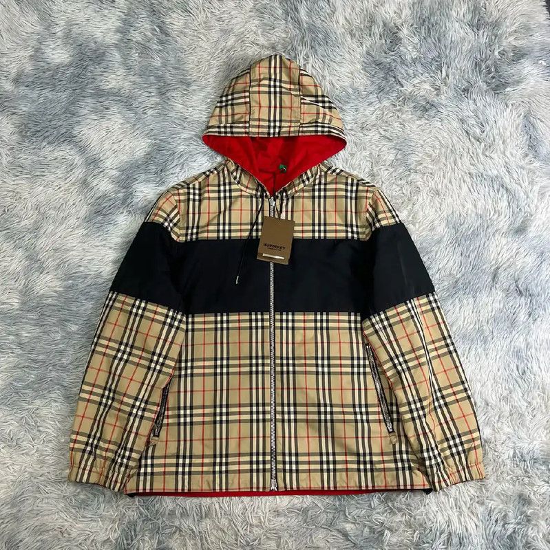 Burberry Multi-Color Cotton Men's Jacket