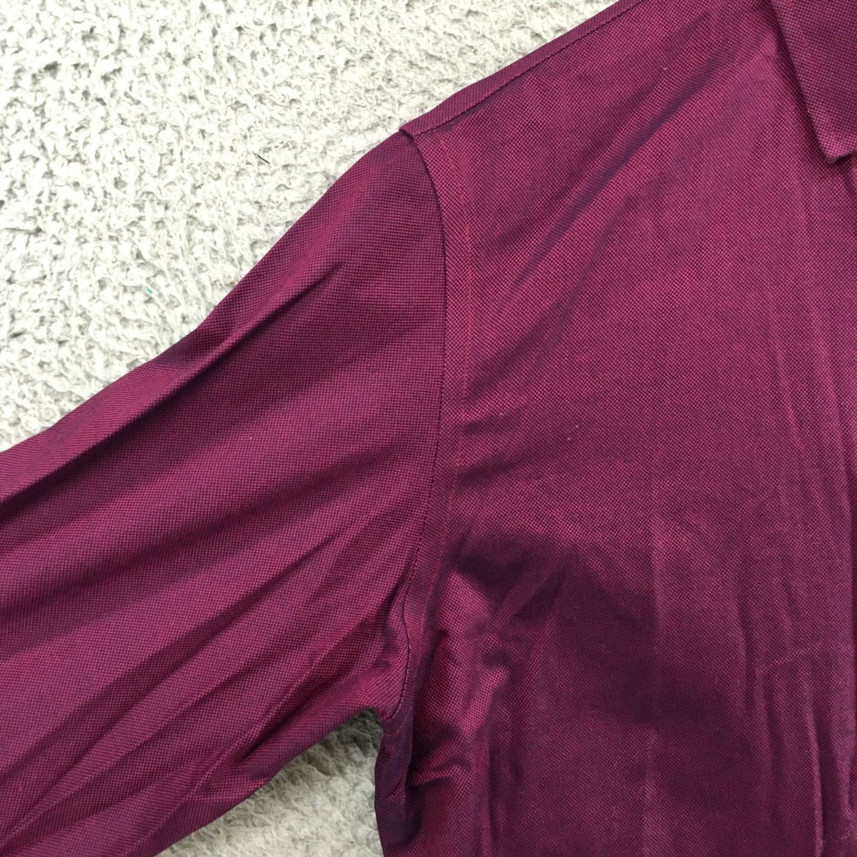 Banana Republic Banana Republic Button Up Dress Shirt Mens S Purple Collared Long Sleeve Casual Regular Fit Non-Iron Sold by Banana Republic Mens Clothes Size US S / EU 44-46 / 1 - 5 Thumbnail