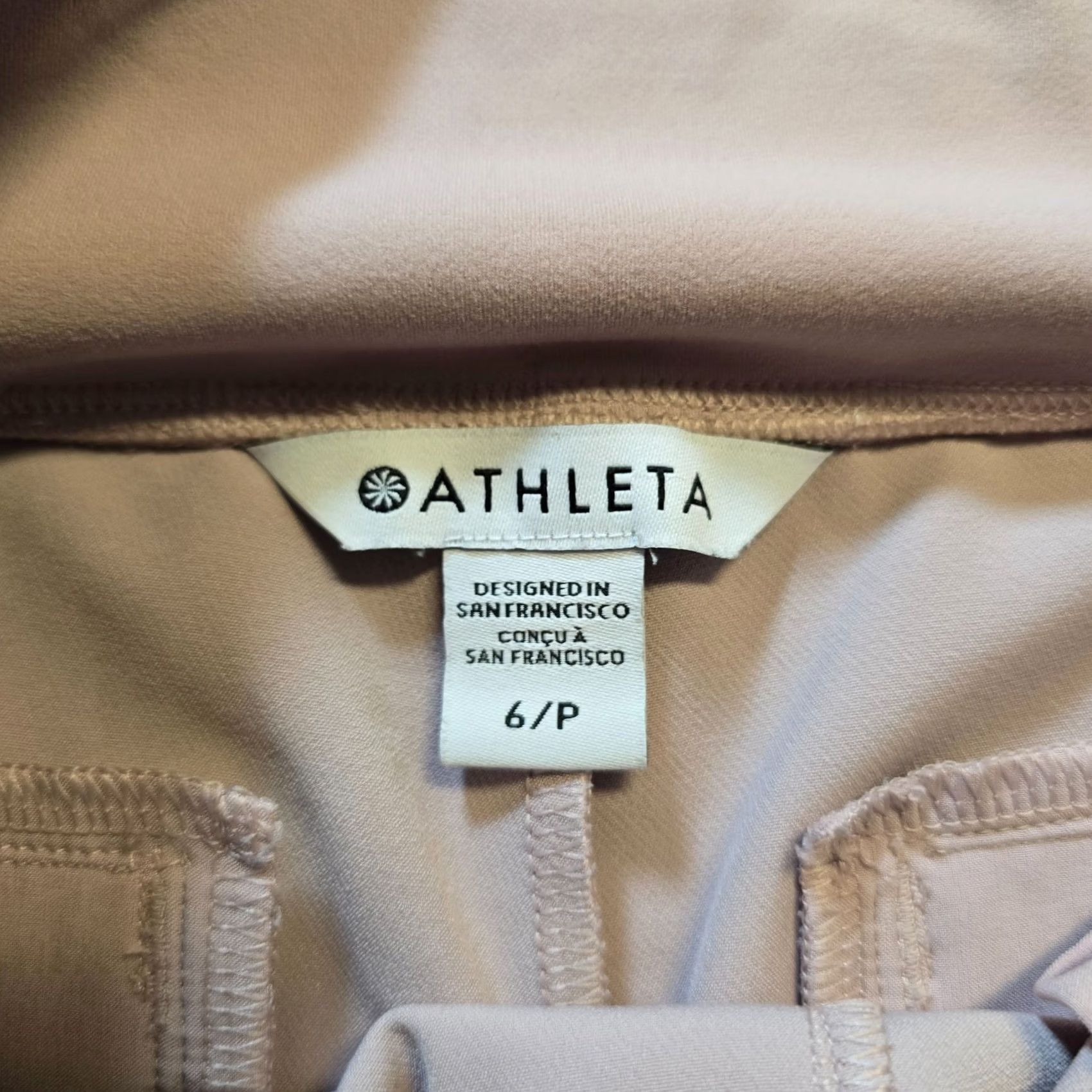 Athleta Athleta Pants Womens 6 Petite Pink Brooklyn Taper Pocket Stretch Pull On Capsule Size 28" / US 6 / IT 42 - 4 Thumbnail