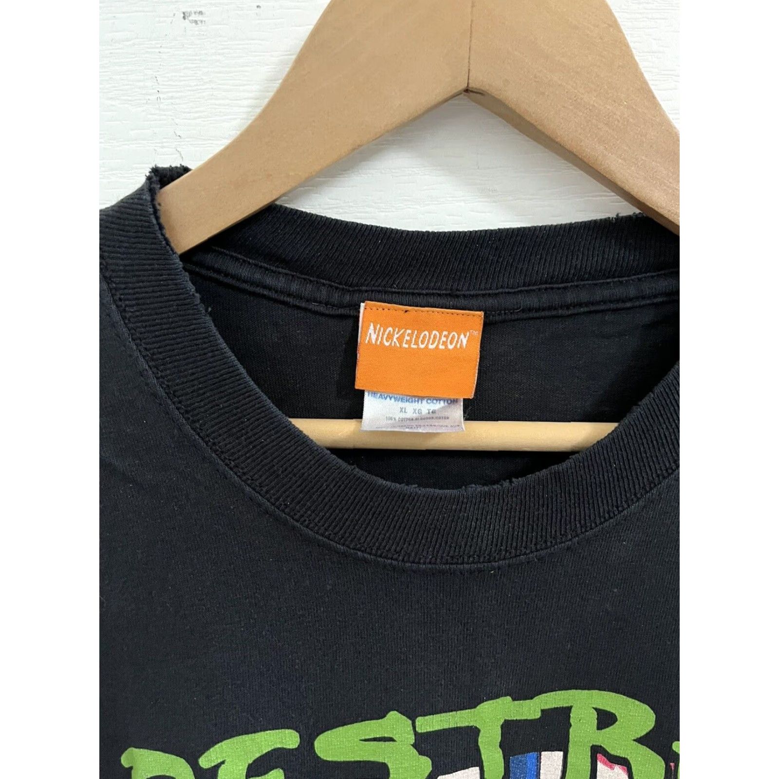 Nickelodeon VINTAGE Nickelodeon Invader Zim GIR Mens Black Promo Shirt XL Destroy Shirt Size US XL / EU 56 / 4 - 3 Thumbnail