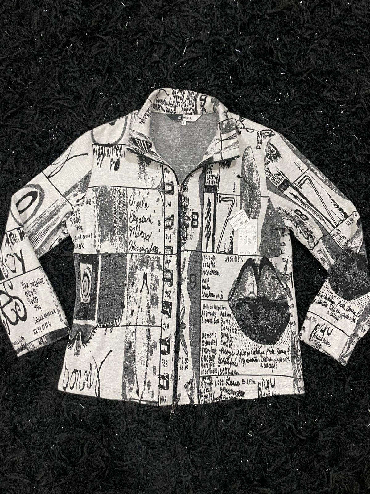 Japanese Brand CI MODA Japanese designer Pop Art Abstract Punk style sz 2 Size US S / EU 44-46 / 1 - 4 Thumbnail