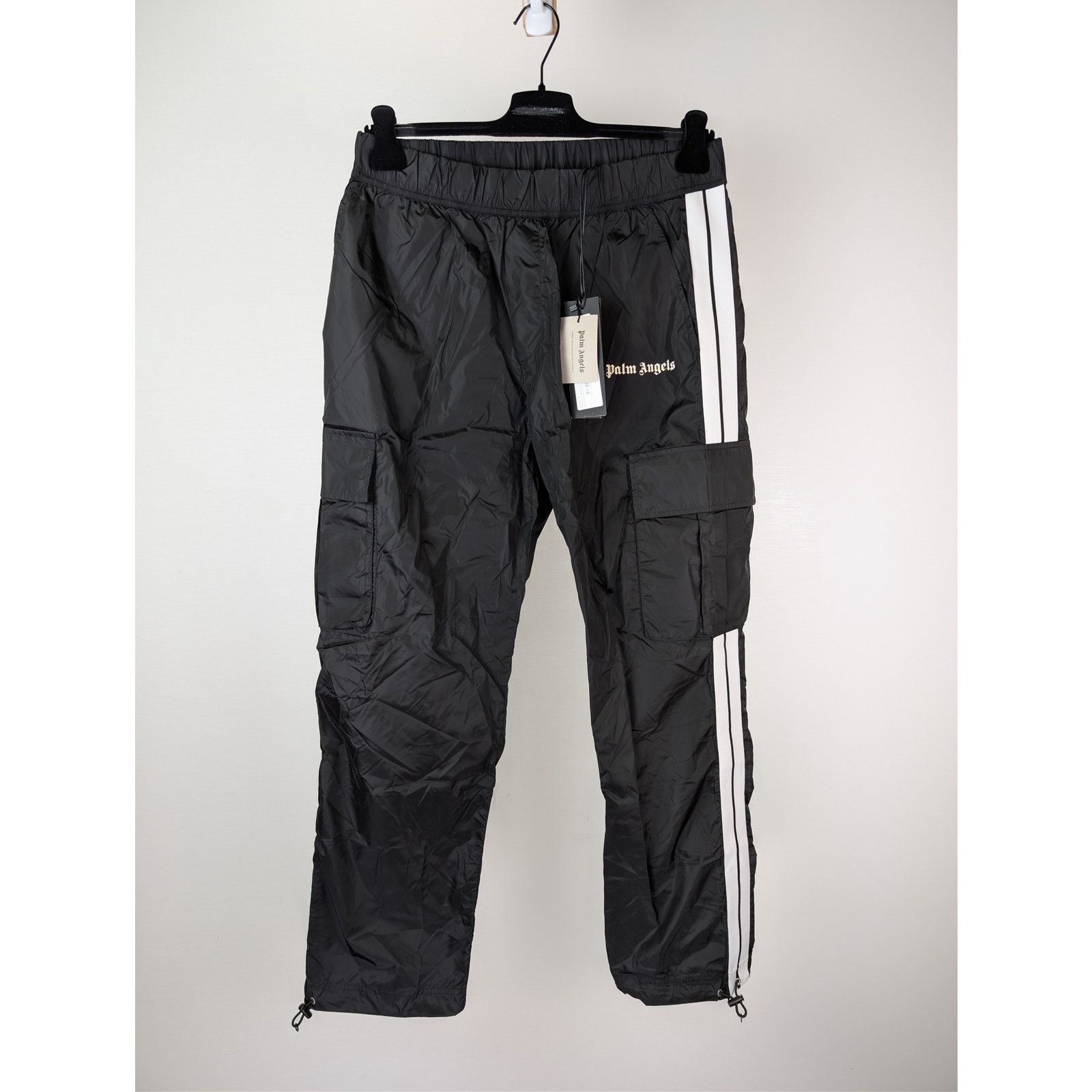 Palm Angels o1rshd1 New Cargo Aftersport Track Pants in Black Size US 36 / EU 52 - 9 Thumbnail