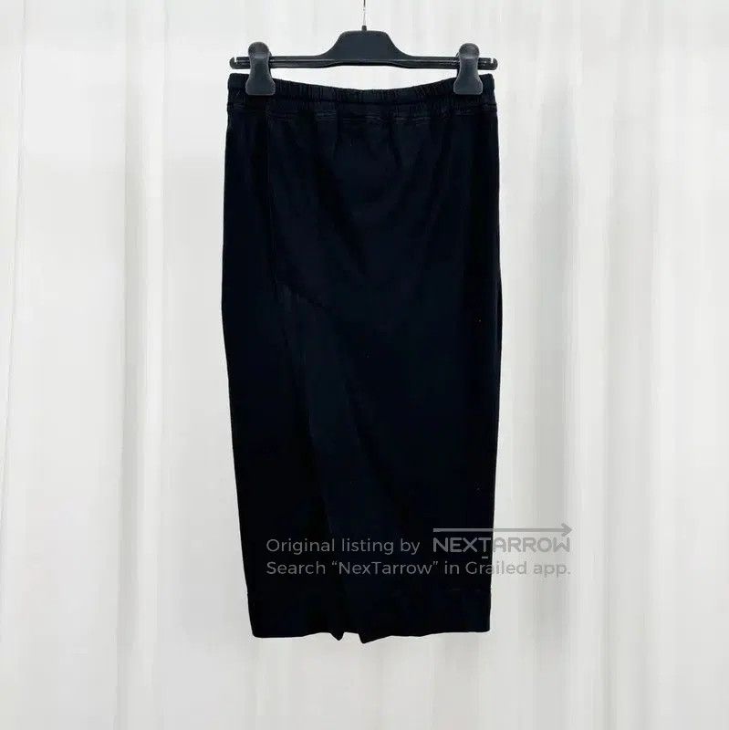 Rick Owens Rick Owens Black Cotton Midi Skirt for Women . Size 22" - 2 Thumbnail