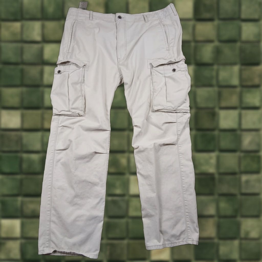 Levi's Levi's Cargo Pants Mens 38x32 Beige Regular Straight Cargo Pocket 90s Army Vintage No Size US 38 / EU 54 - 1 Thumbnail