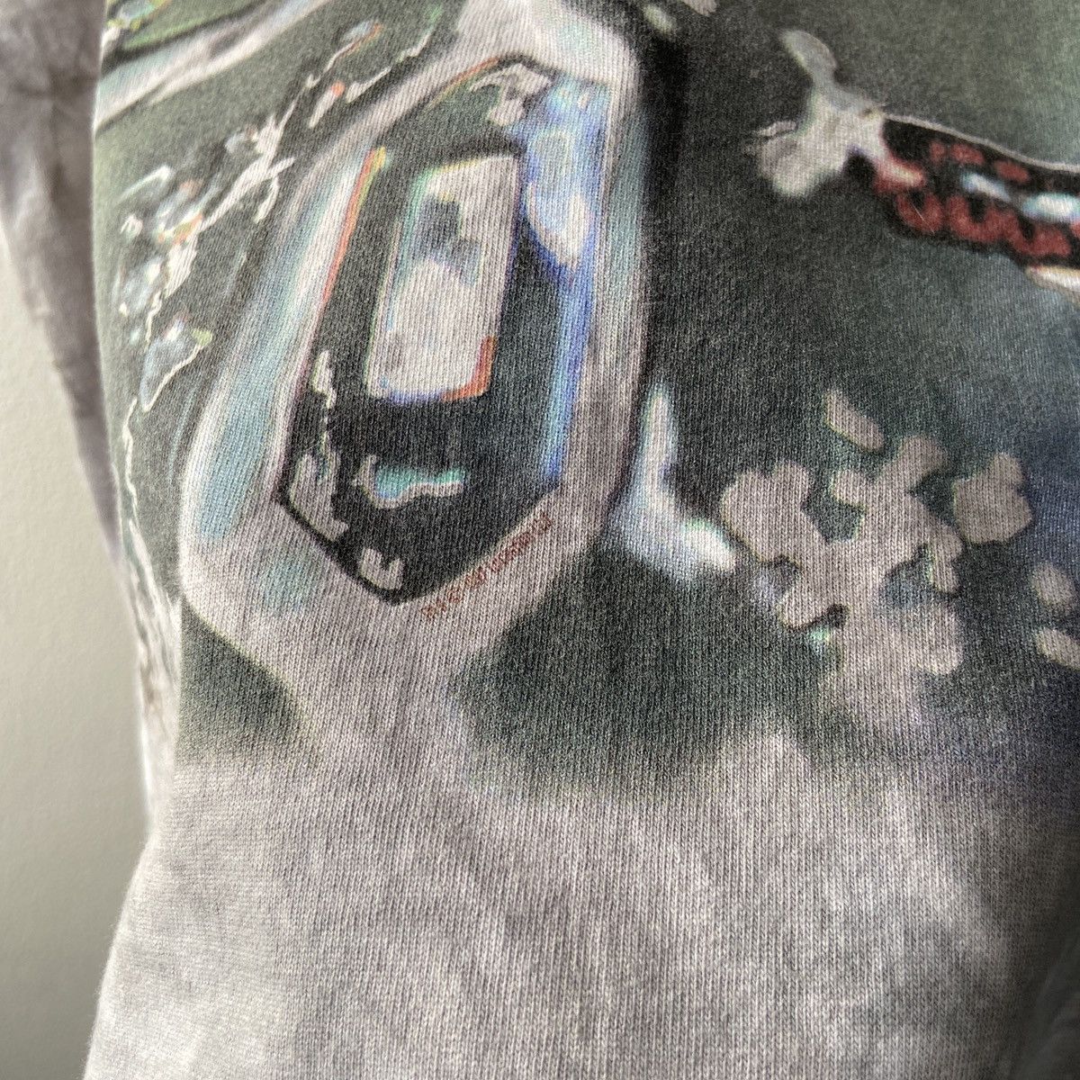 Liquid Blue × Star Wars × Vintage MISPRINT 1997 Boba Fett Liquid Blue Tie-Dye Tee Size US XL / EU 56 / 4 - 3 Thumbnail