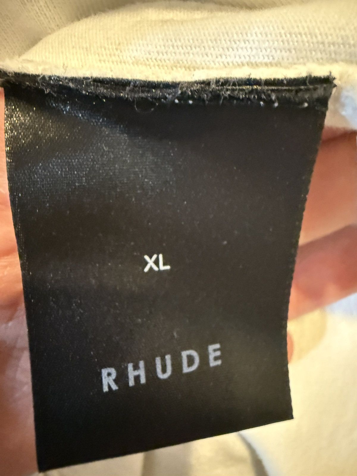 Rhude Rhude Off White Printed T-Shirt Size US XL / EU 56 / 4 - 3 Thumbnail