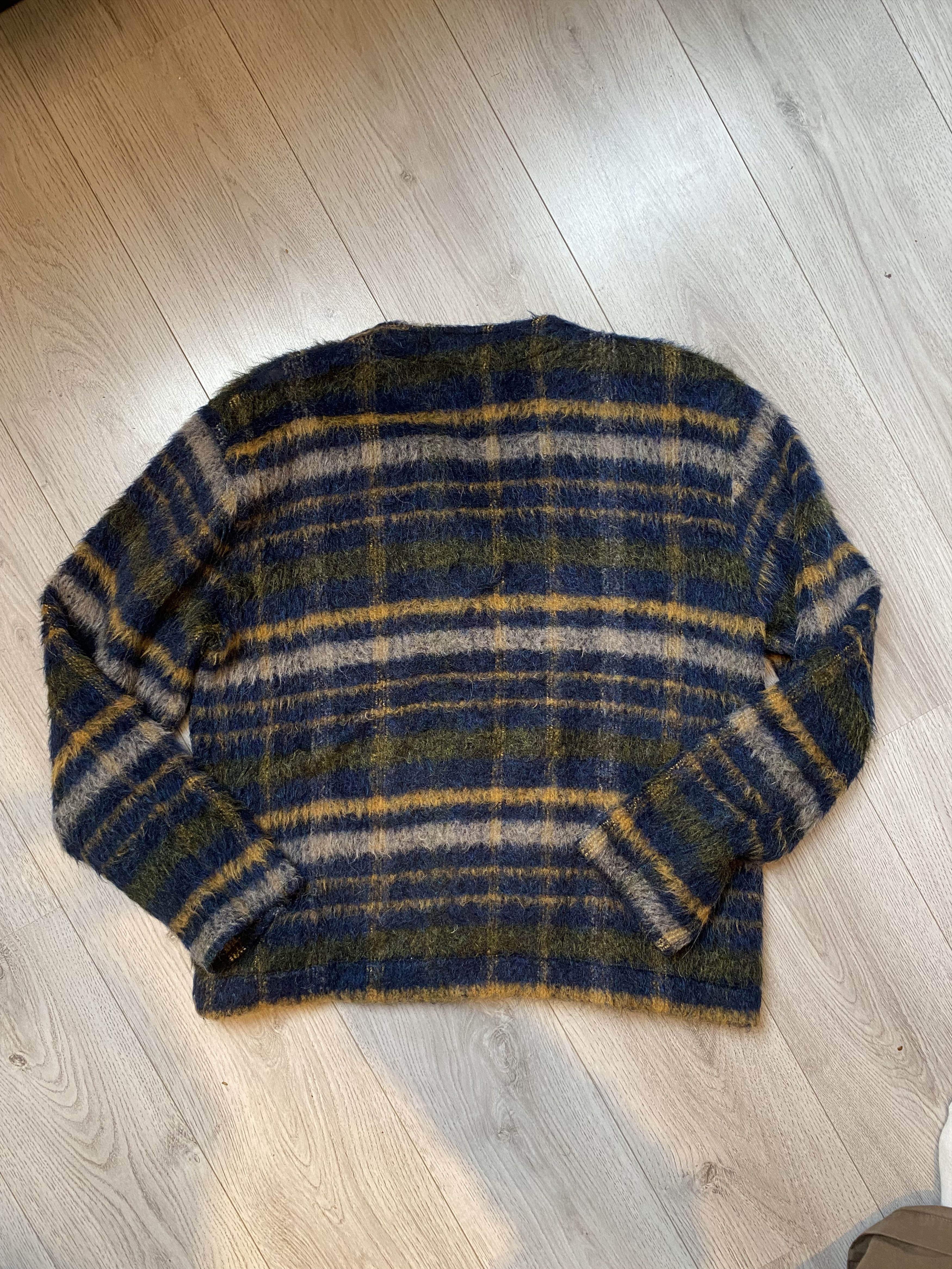 Our Legacy Our Legacy Mohair Check Cardigan Size US M / EU 48-50 / 2 - 2 Thumbnail