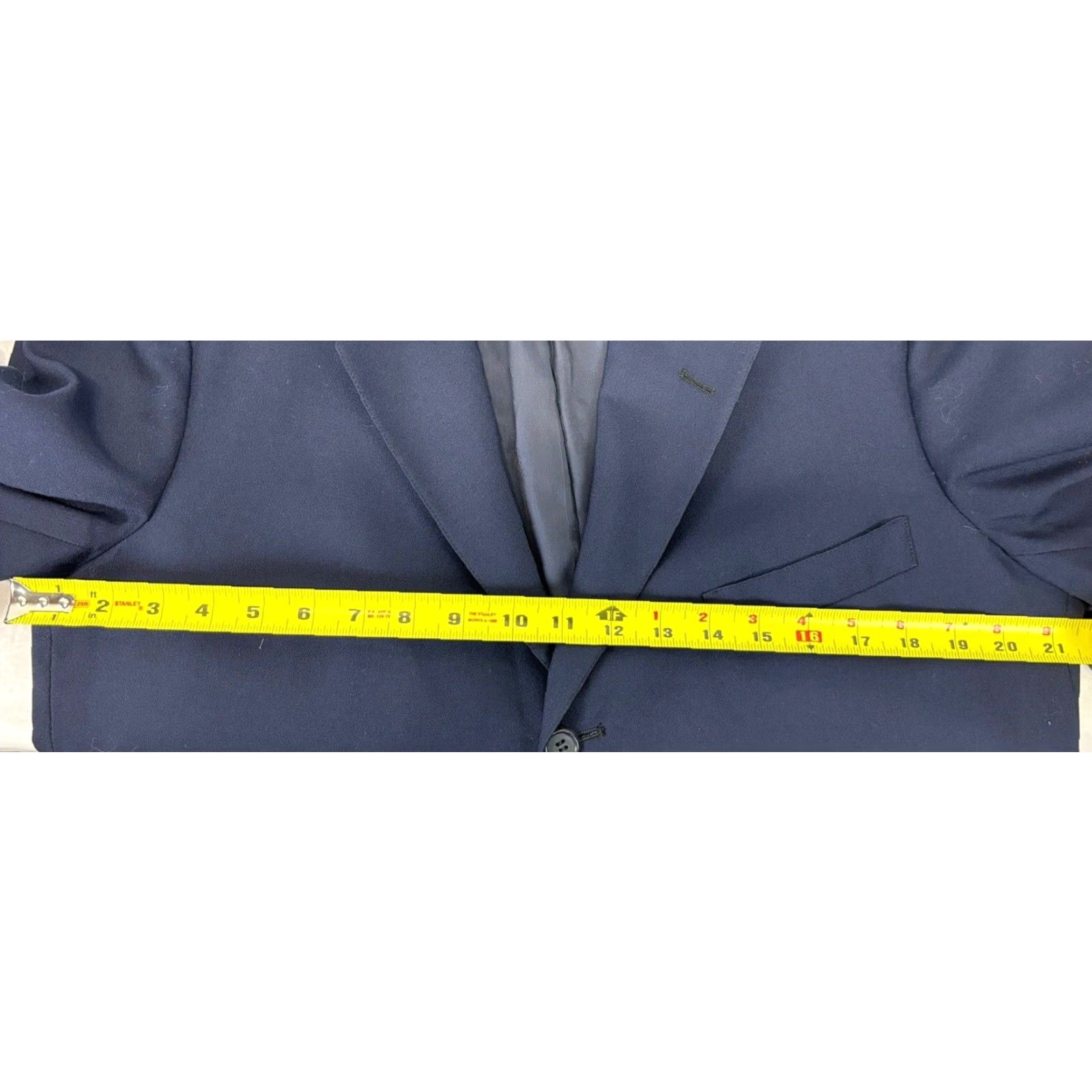 Jos. A. Bank JOS. A. BANK Executive Collection Sport Coat Blazer 42R Navy Blue Mens Size 42R - 6 Thumbnail