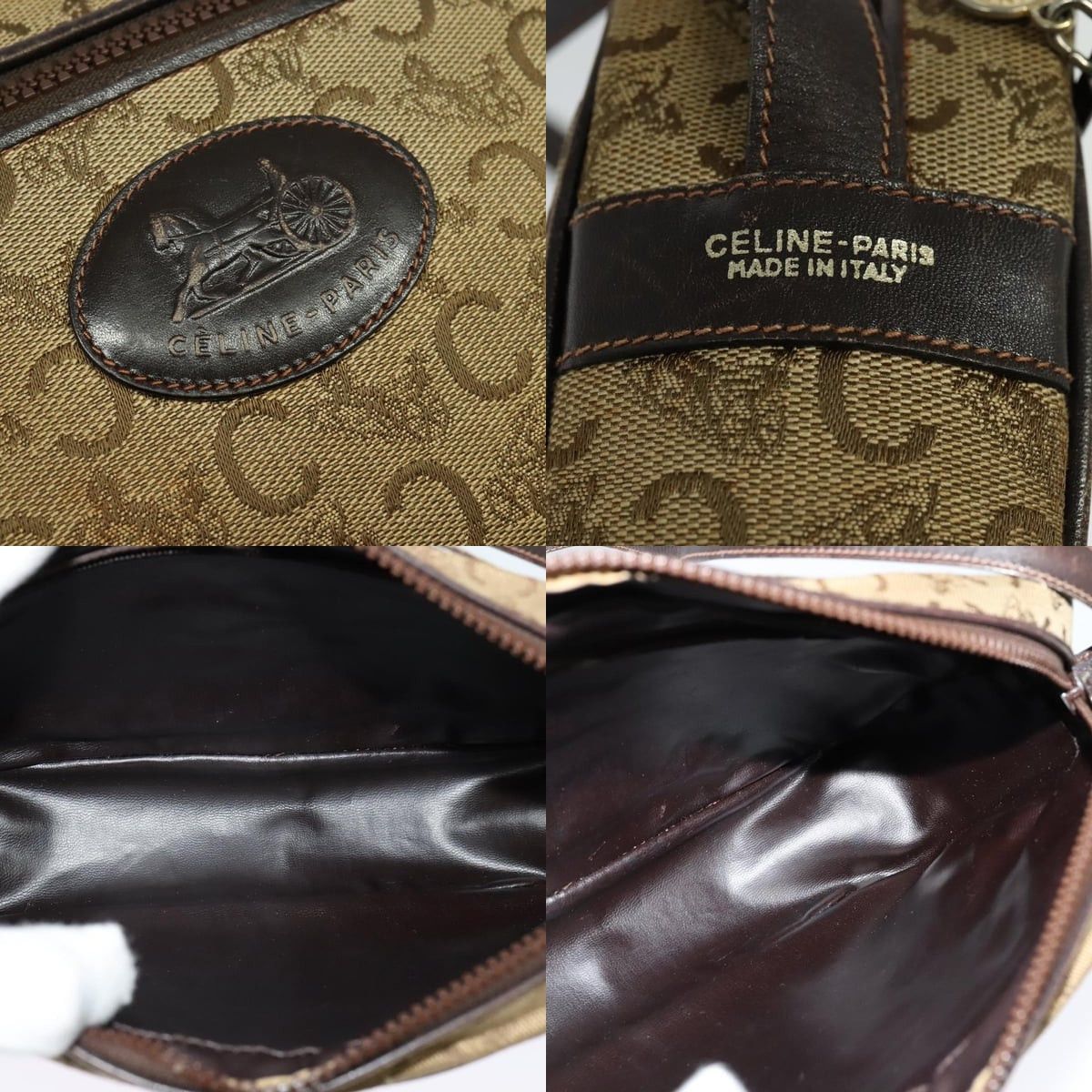 Celine CELINE C Sulky Shoulder Bag Canvas Beige Size ONE SIZE - 11 Thumbnail