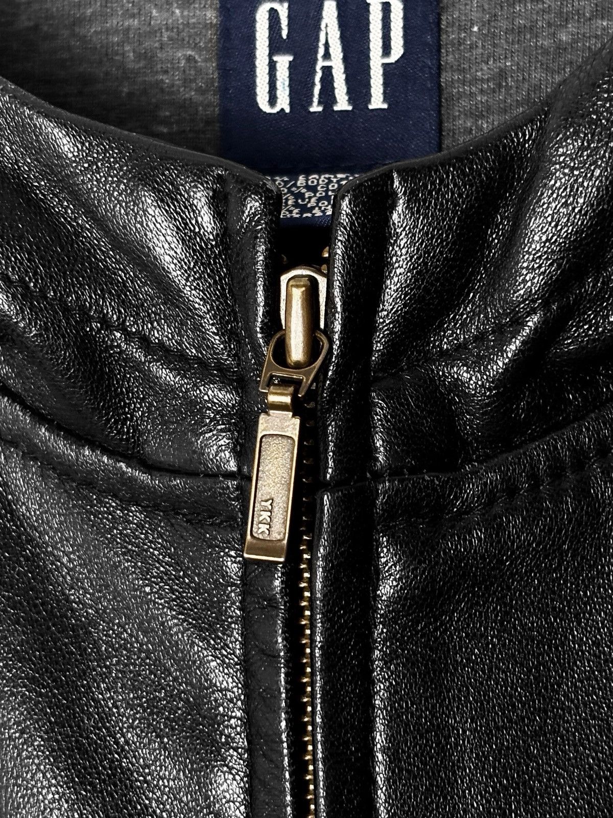 Gap GAP Lamb Leather Hooded Jacket Size US M / EU 48-50 / 2 - 9 Thumbnail