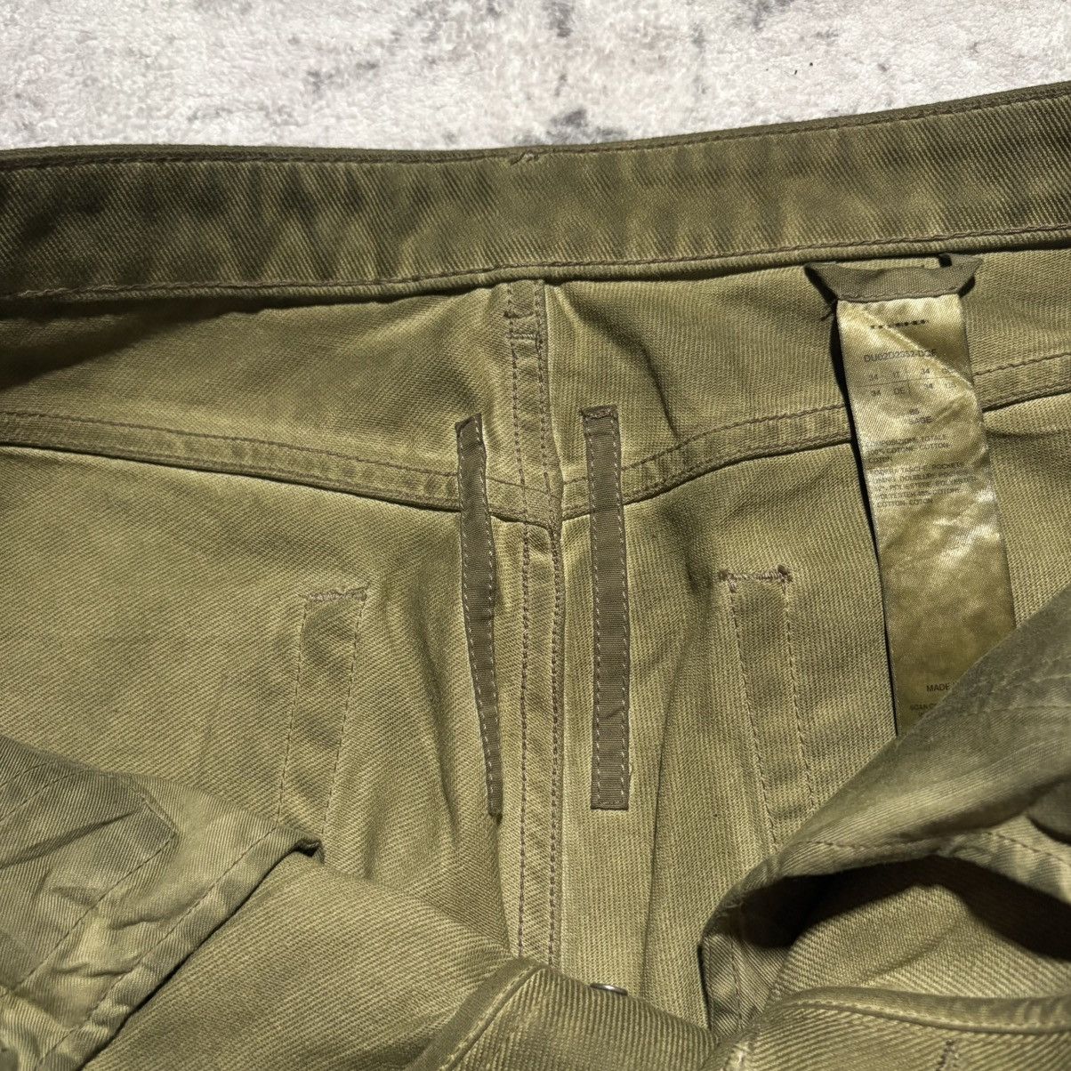 Rick Owens Drkshdw Rick Owens DRKSHDW Bias Bootcut Sage Waxed Denim Jeans | 34 Size US 34 / EU 50 - 9 Thumbnail