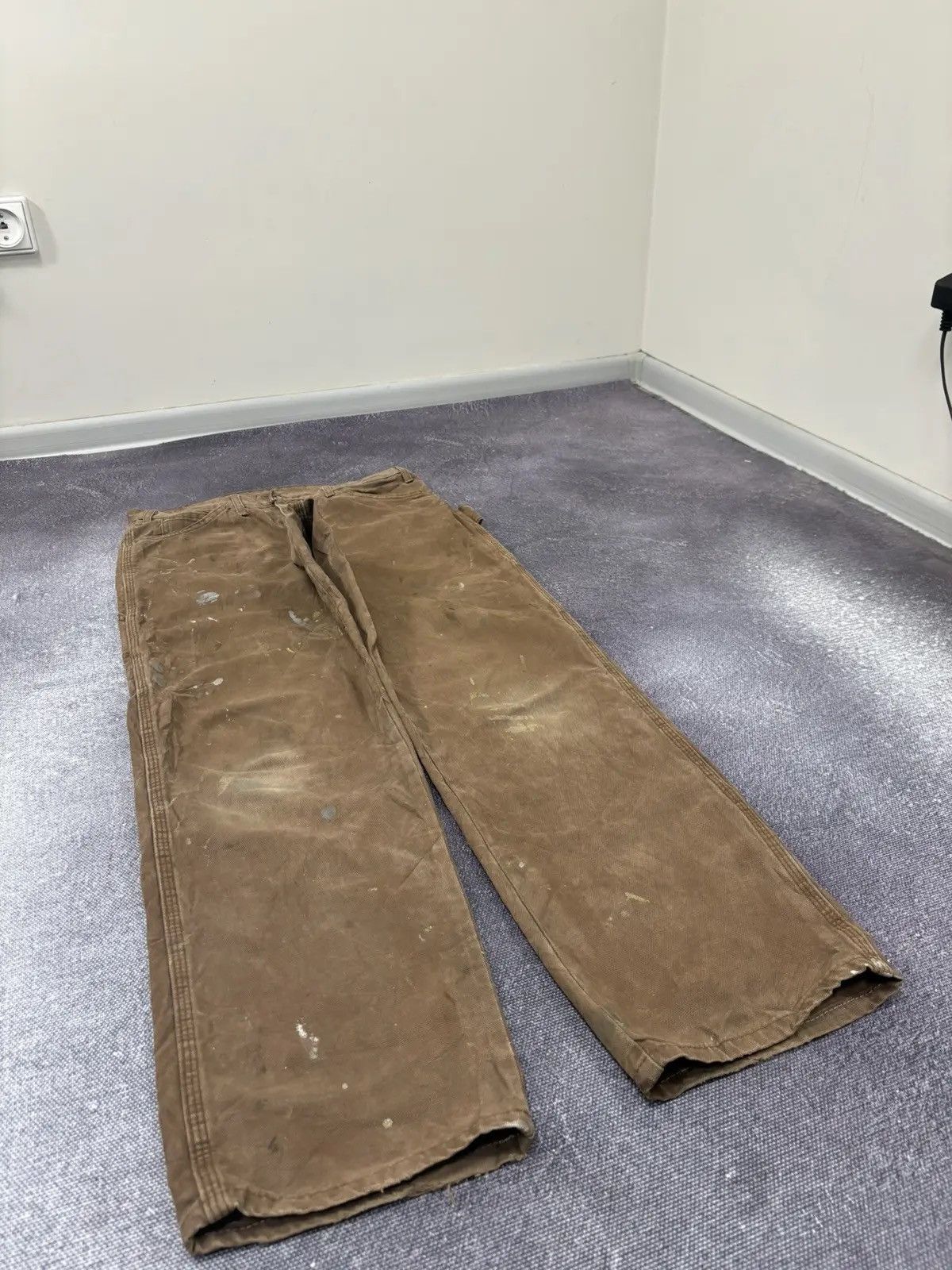 Dickies × Vintage Vintage Dickies Work Brown Y2K Hype Skate Baggy Pants Size US 32 / EU 48 - 6 Thumbnail